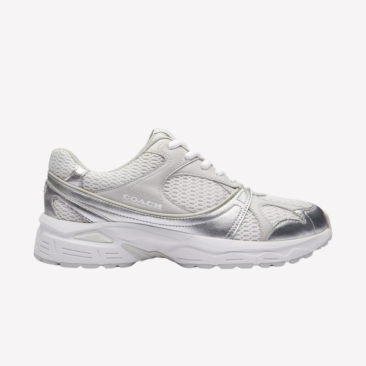 COACH Women's Sport Sneaker - Light Grey Optic White