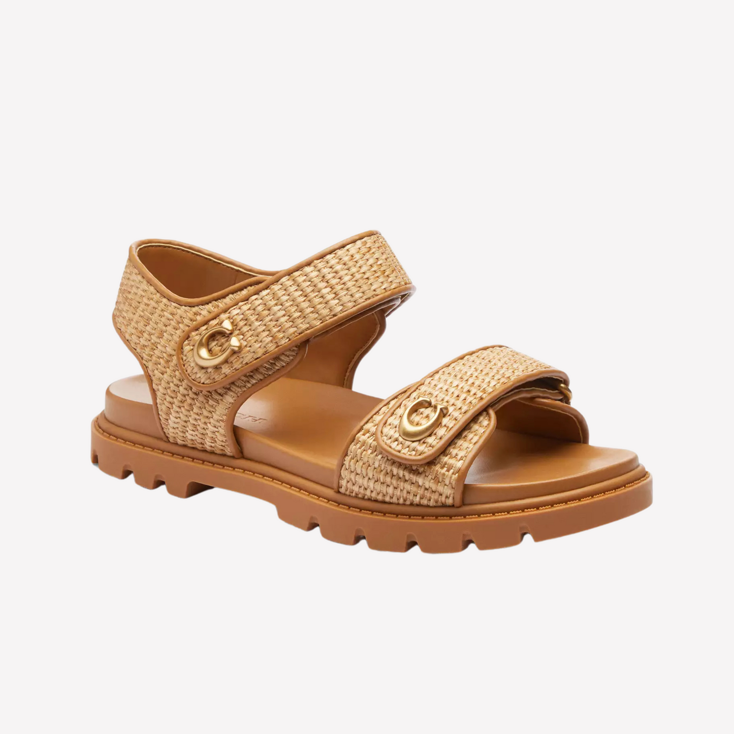 COACH Women's Brynn Sandal - Natural