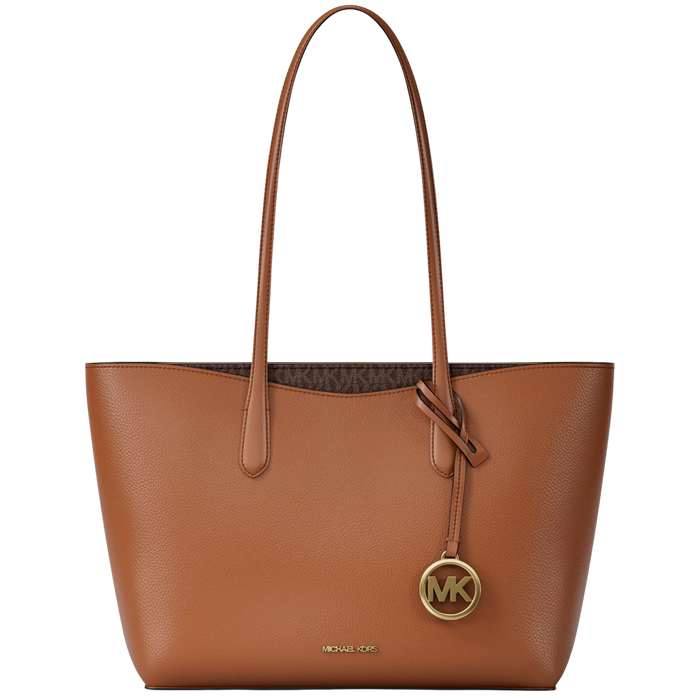 Michael Kors Women Arden Large Pebbled Leather Tote Bag - Brown