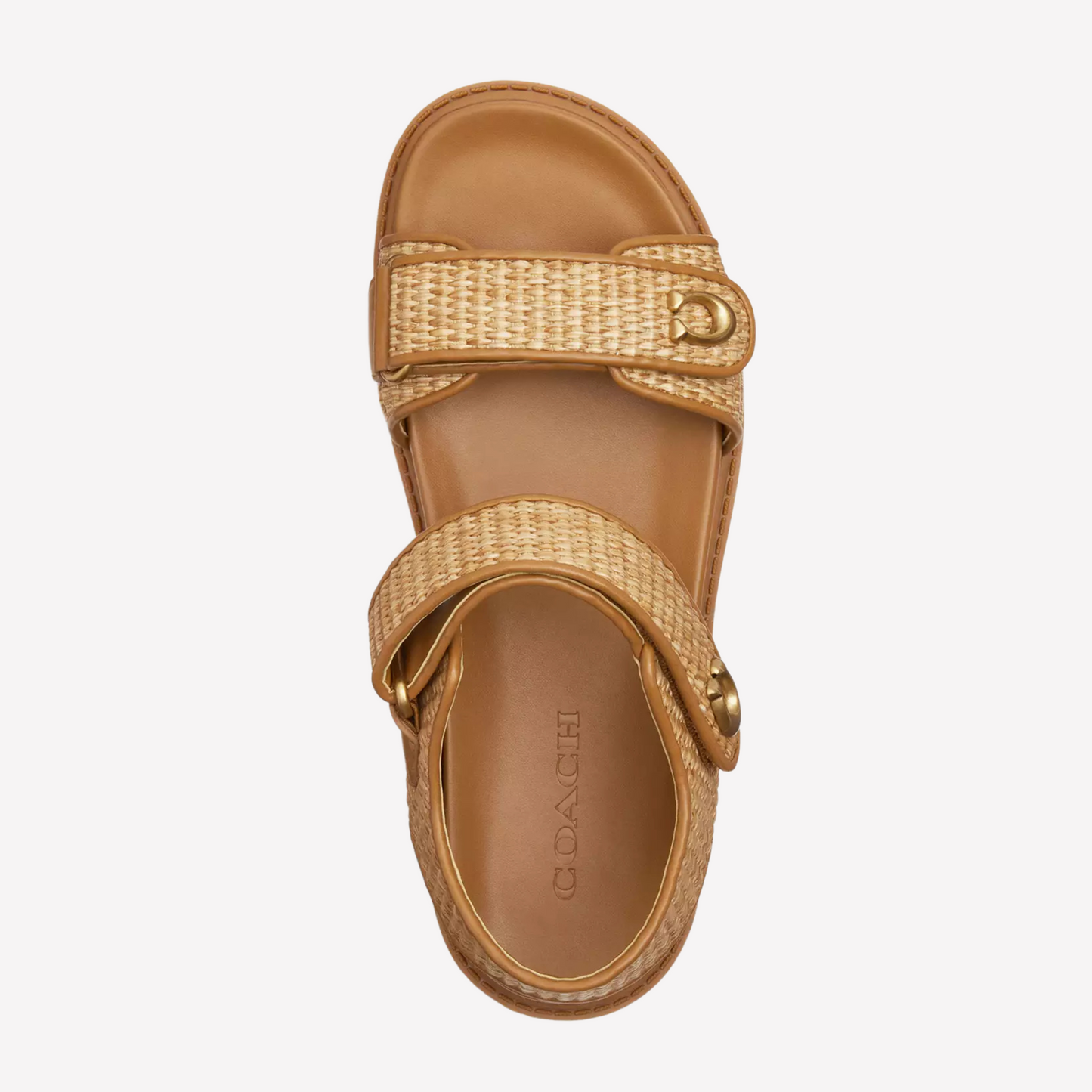 COACH Women's Brynn Sandal - Natural