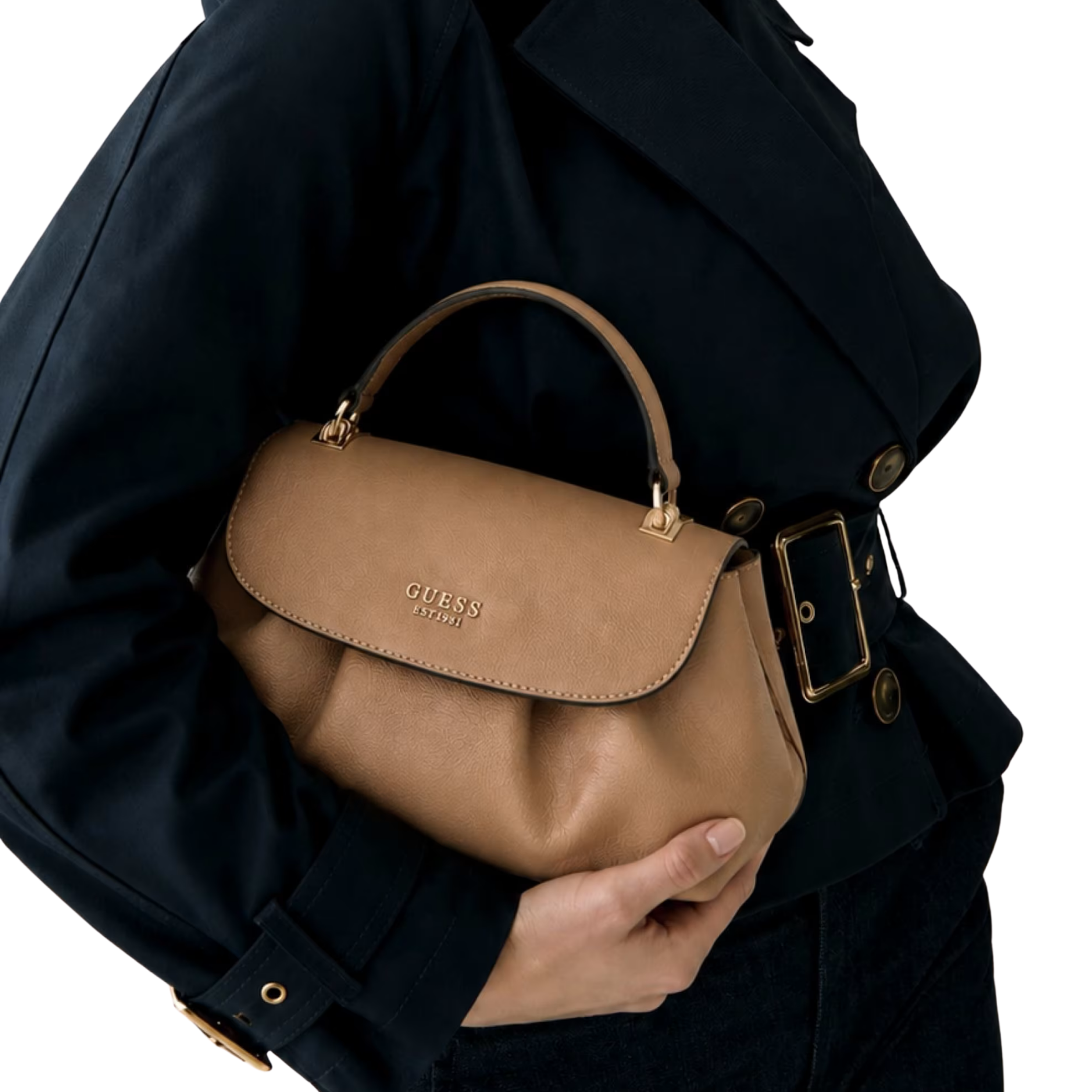 Guess Women Amorette Handbag - Beige Overflow