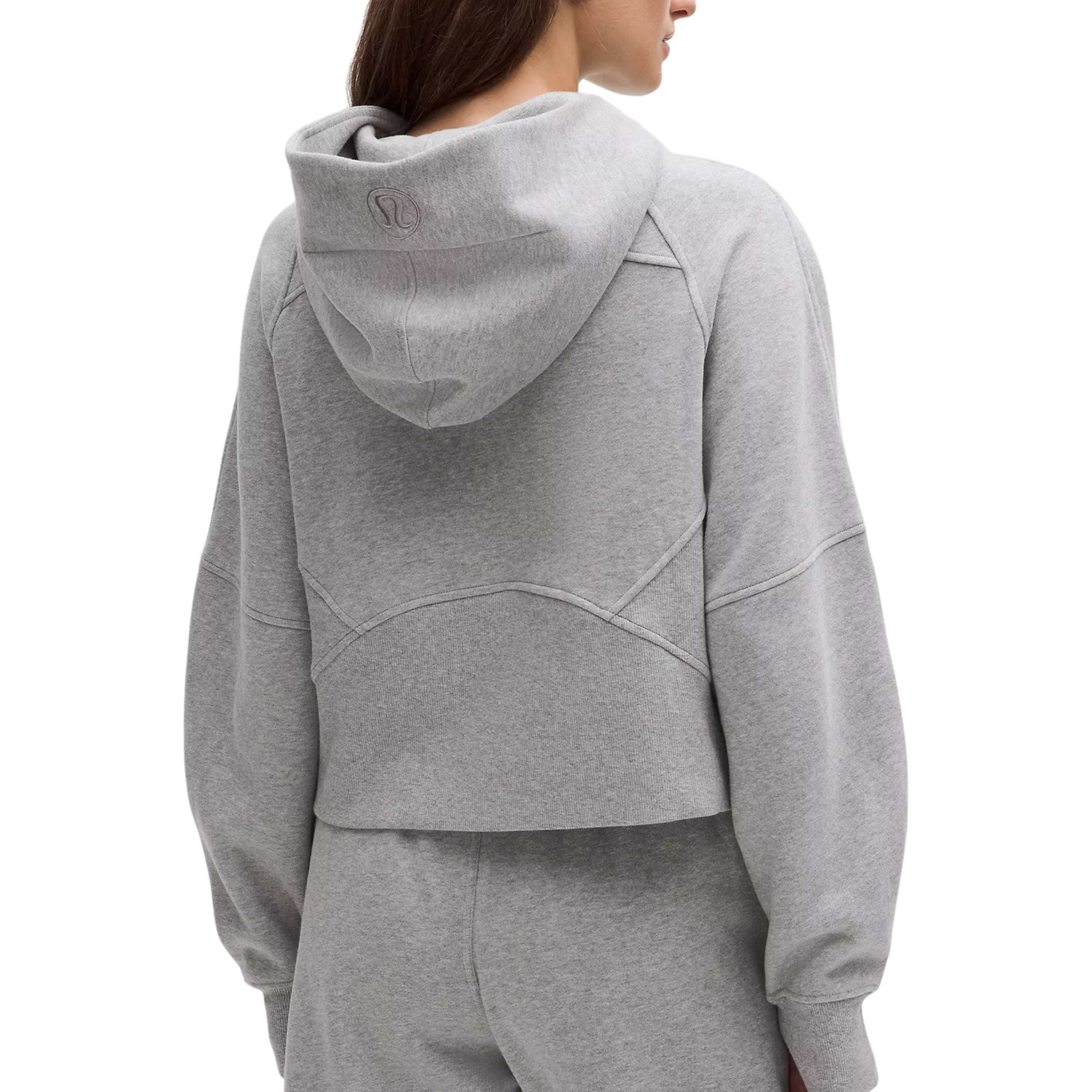 Lululemon Scuba Oversized Half-Zip Hoodie - Medium Grey