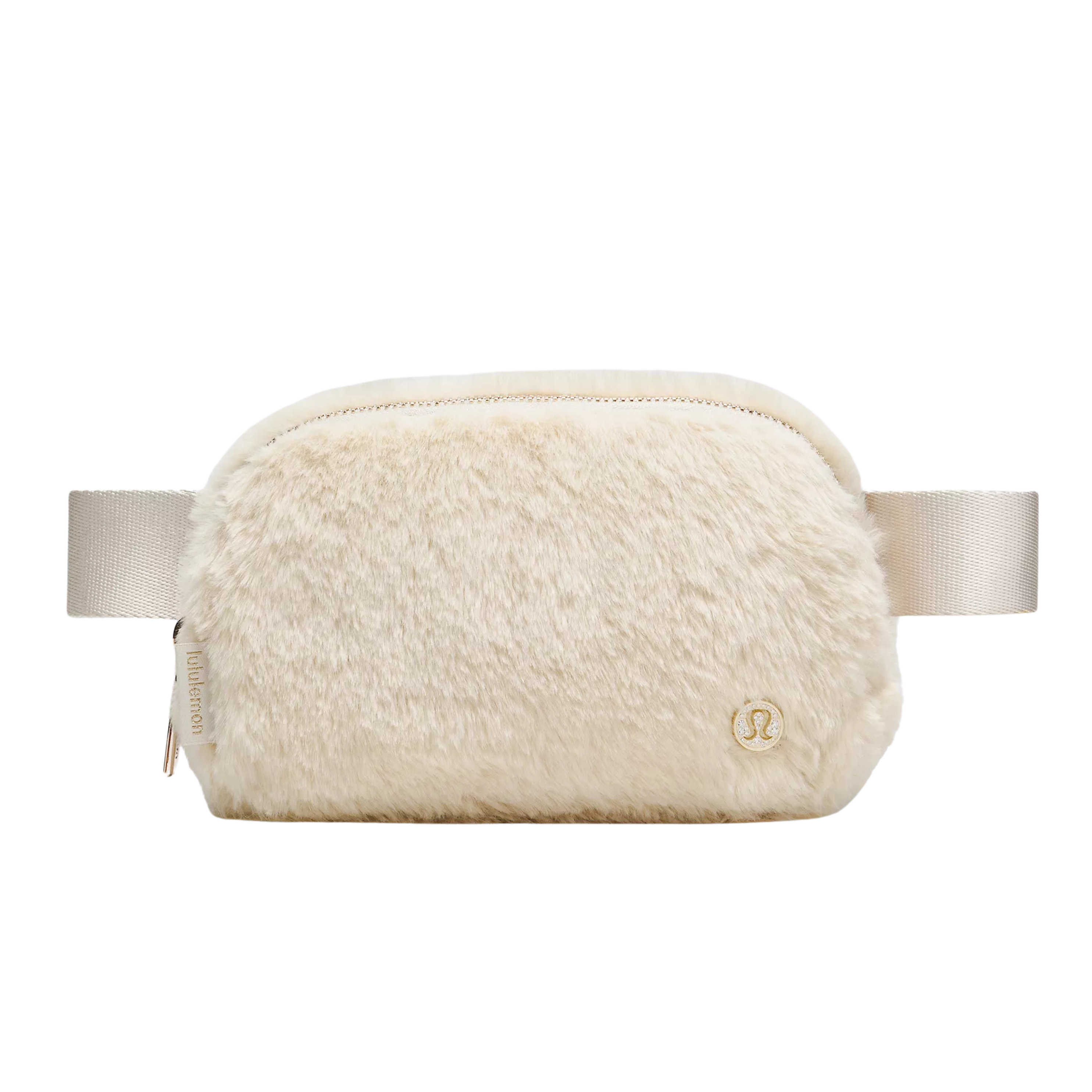 Lululemon Everywhere Belt Bag 1L Plush Fleece - Natural Ivory Gold