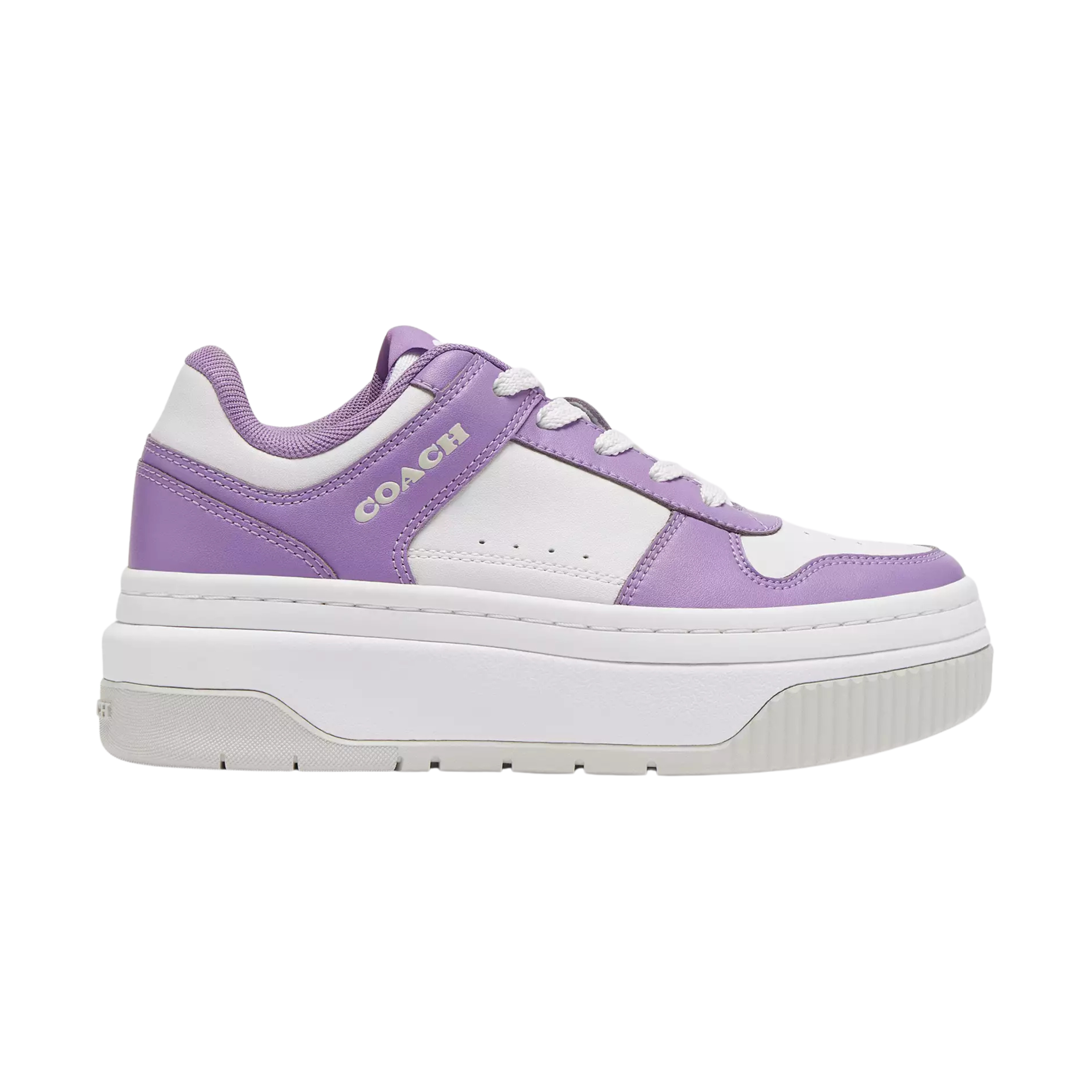 COACH Women's Platform Sneaker - Iris Optic White