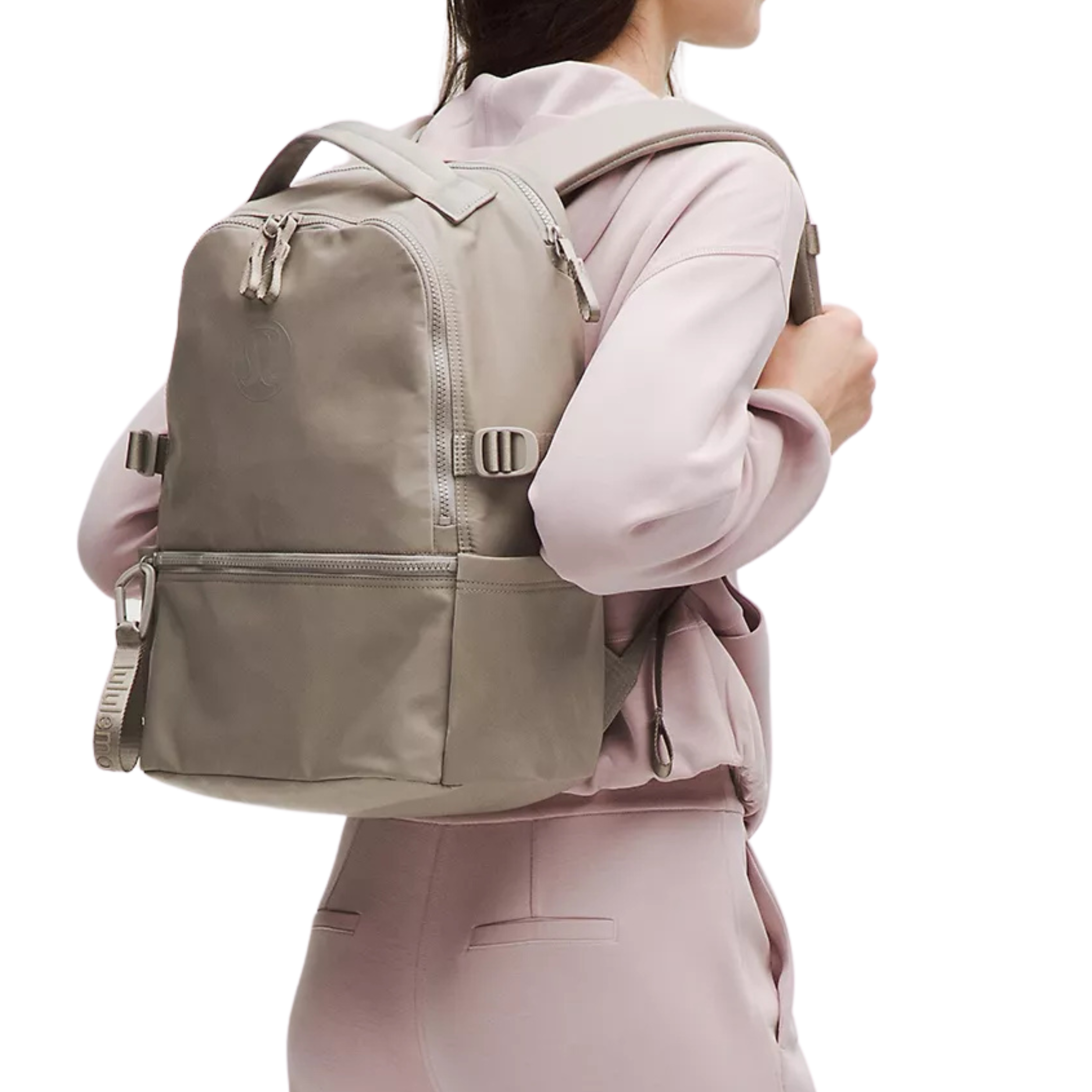 Lululemon New Crew Backpack - Warm Ash Grey