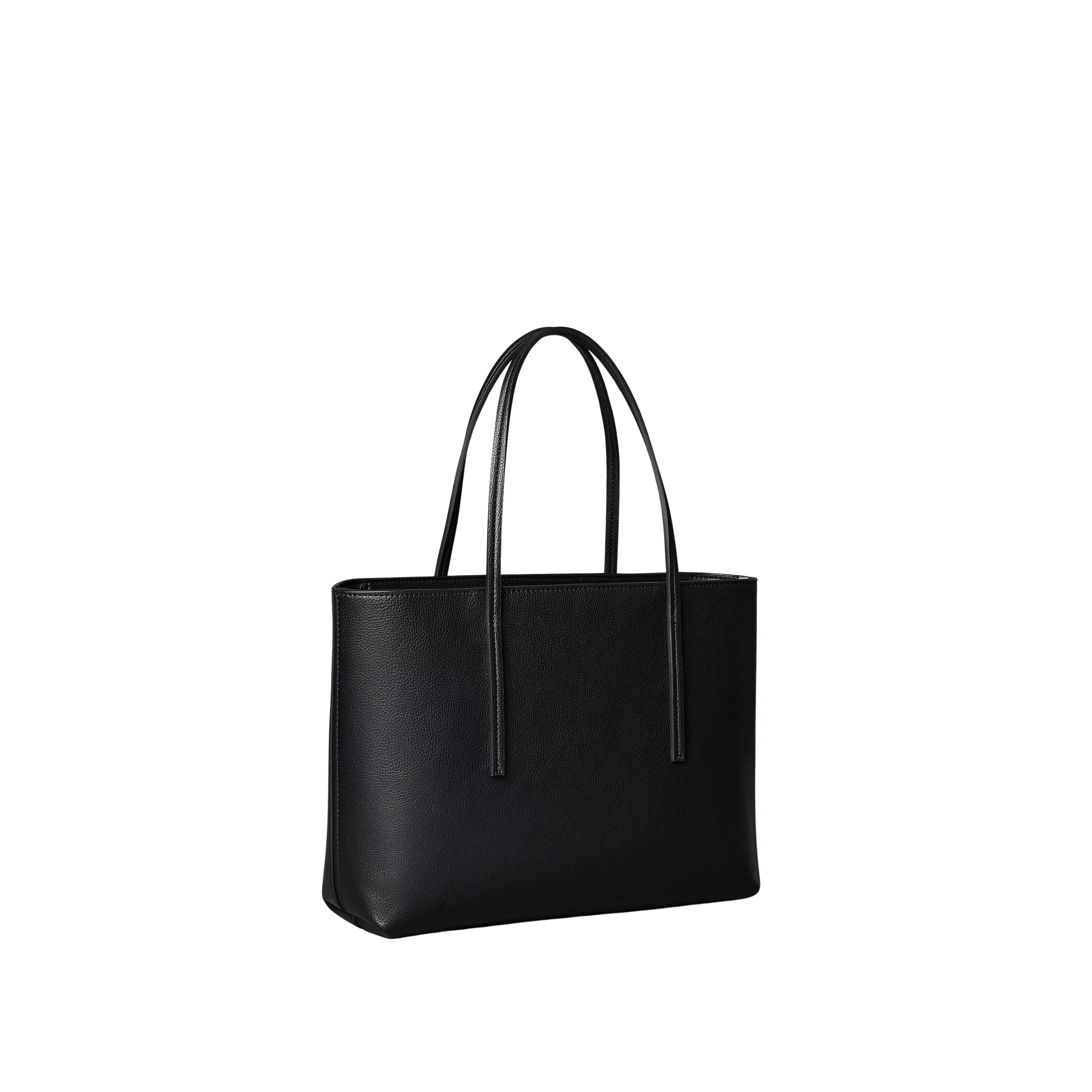 Calvin Klein Women Embossed Logo Small Tote Bag - Black