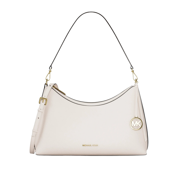 Michael Kors Women Sammy Medium Pebbled Leather Convertible Shoulder Bag - Lt Cream