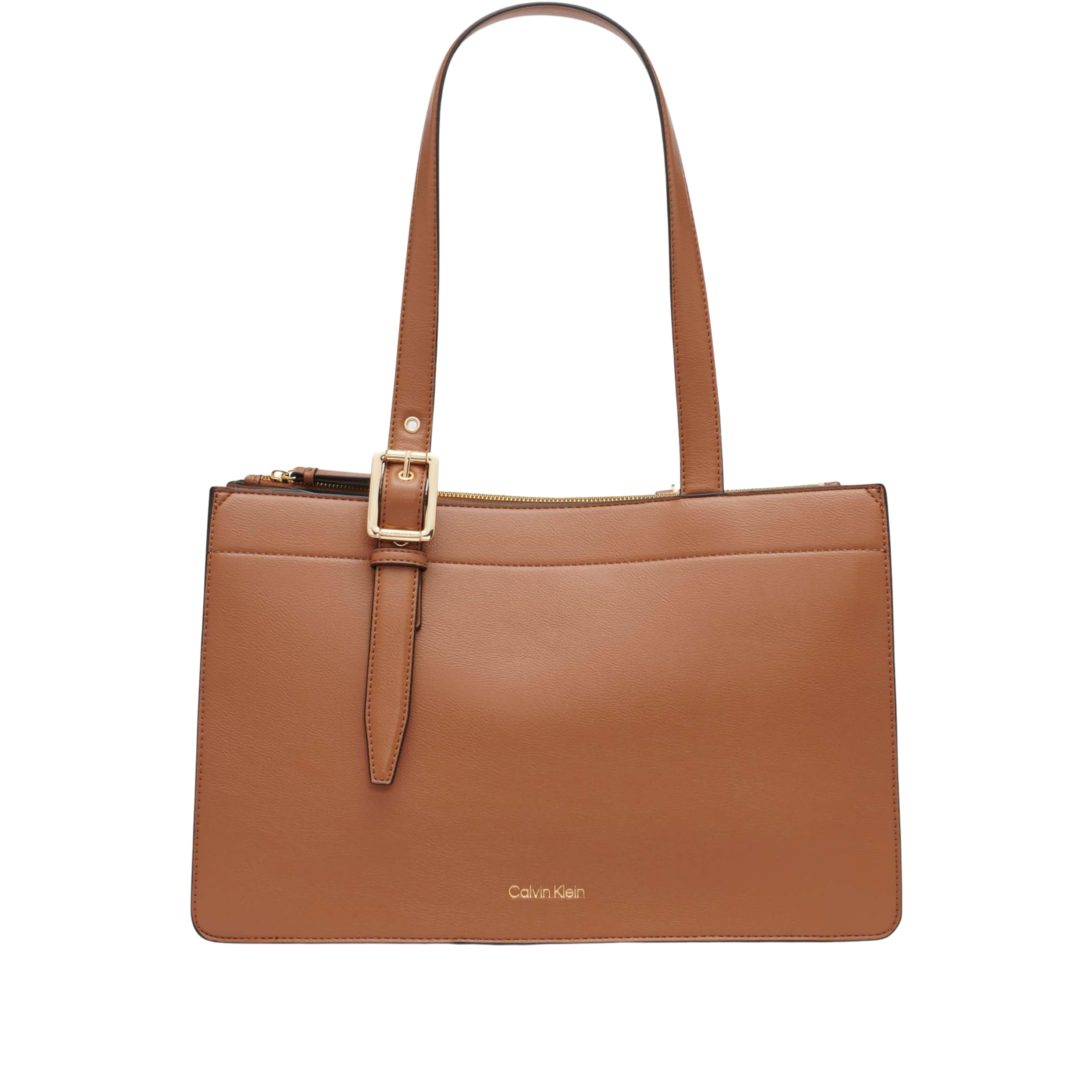 Calvin Klein Women Havana Novelty Organizational Tote Bag - Caramel Solid