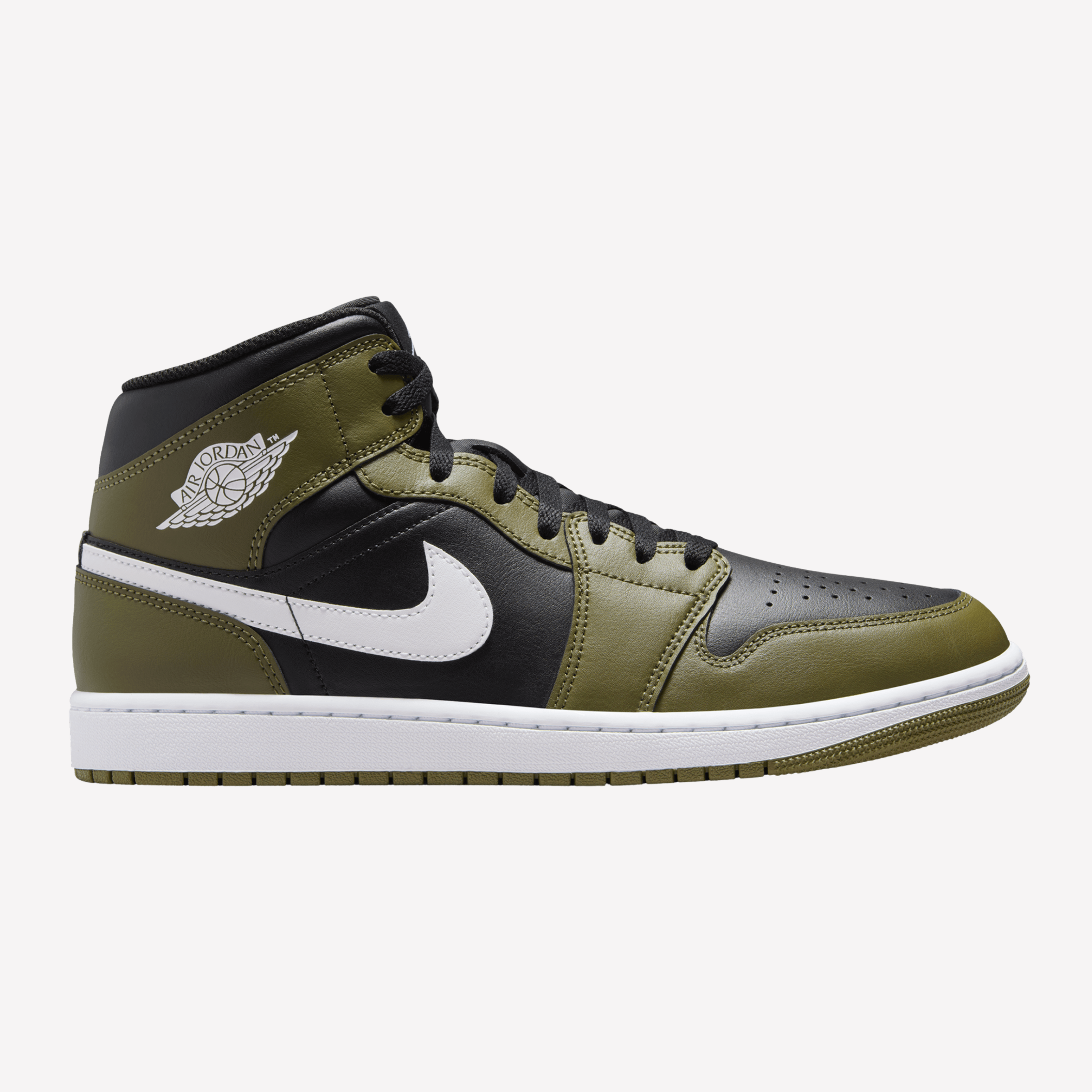 Nike Men Air Jordan 1 Mid - Black Olive