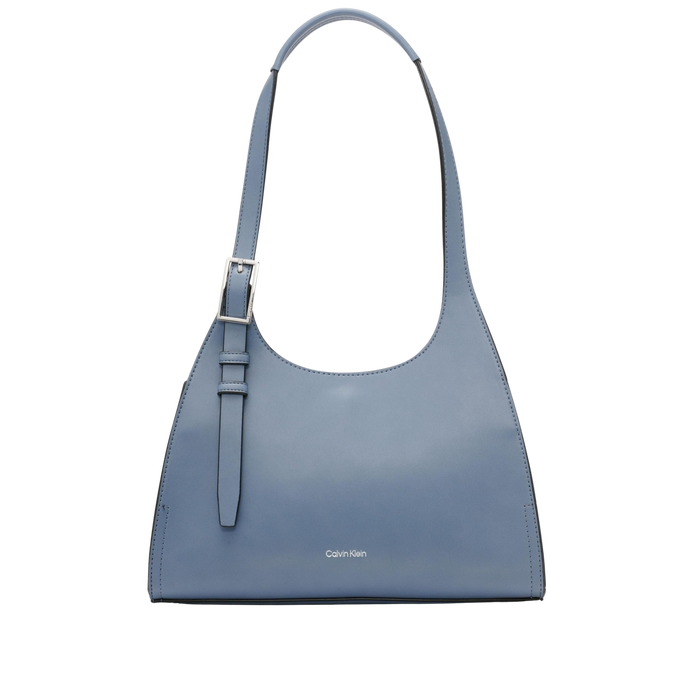 Calvin Klein Women Quill Triple Compartment Satchel Bag - Flint Stone