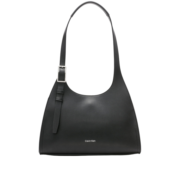 Calvin Klein Women Quill Triple Compartment Satchel Bag - Black Silver