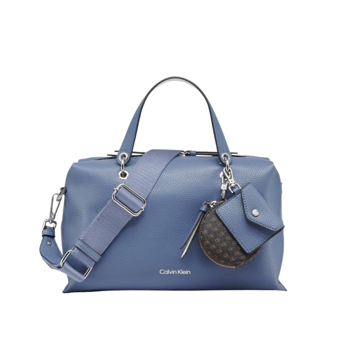 Calvin Klein Women Cali Satchel Bag - Folkstone Grey
