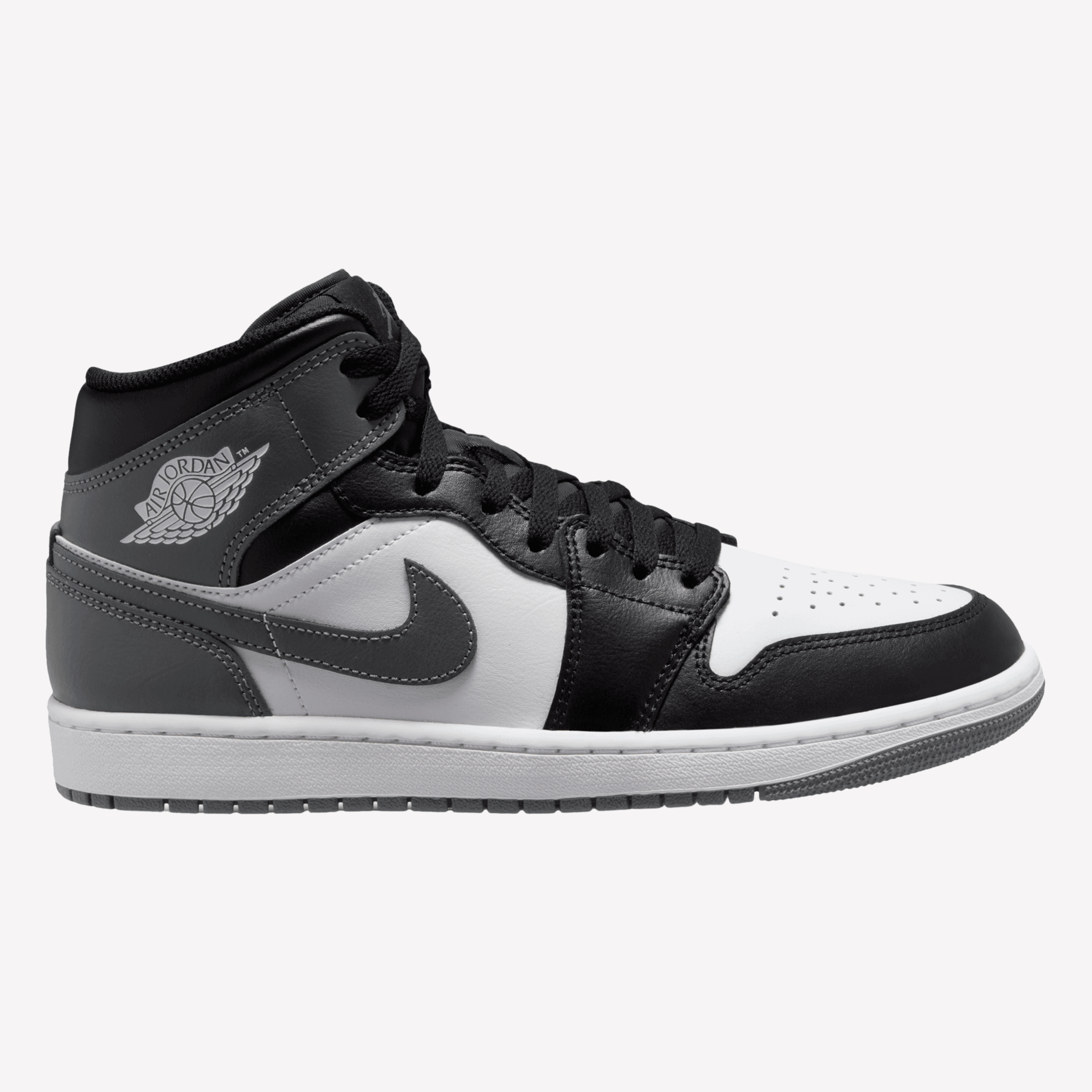 Nike Men Air Jordan 1 Mid - Black Grey White