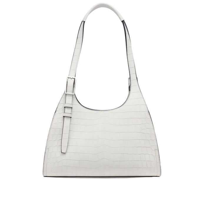 Calvin Klein Women Quill Triple Compartment Satchel Bag - Beach Pebble