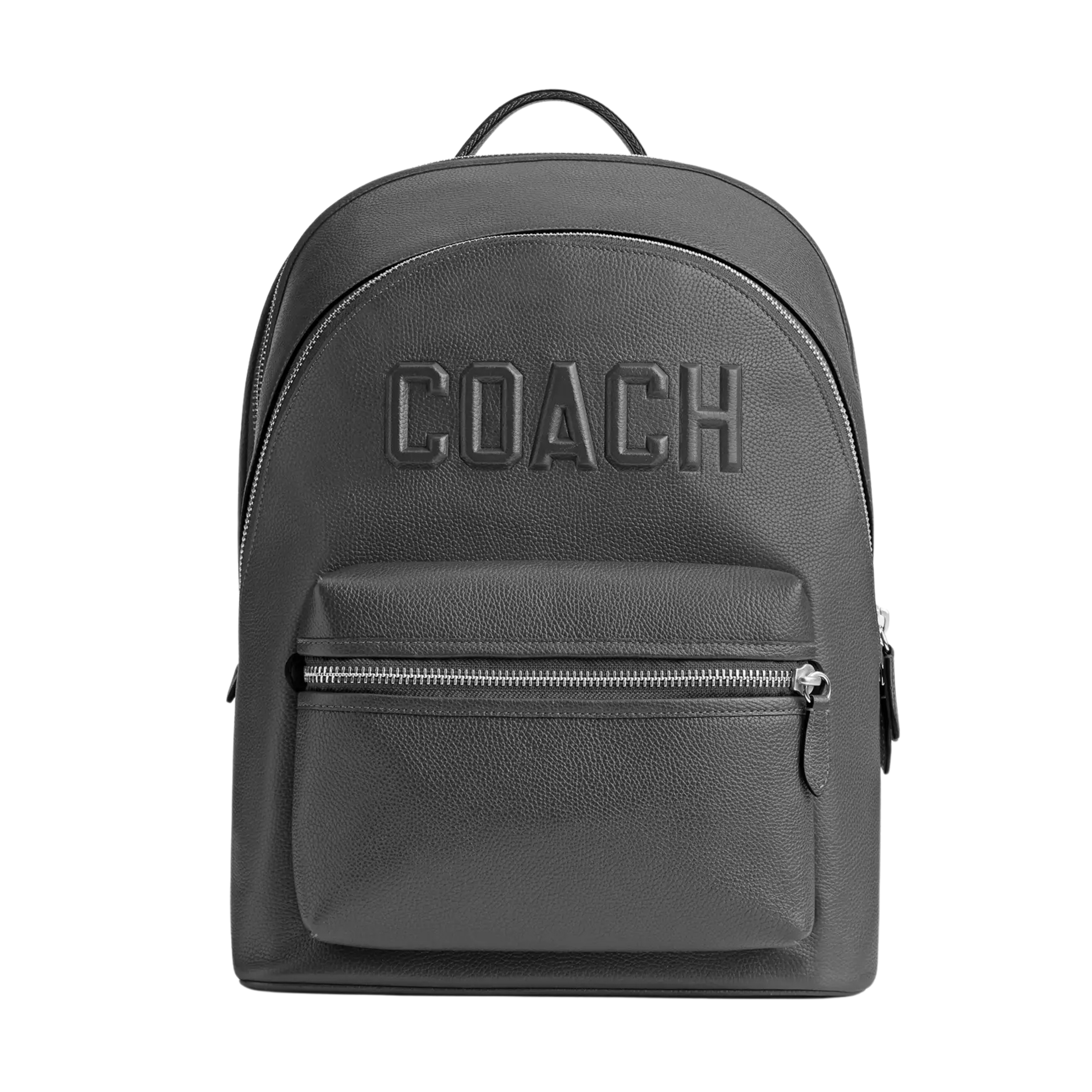 COACH Men Charter Backpack With Coach Graphic - Charcoal