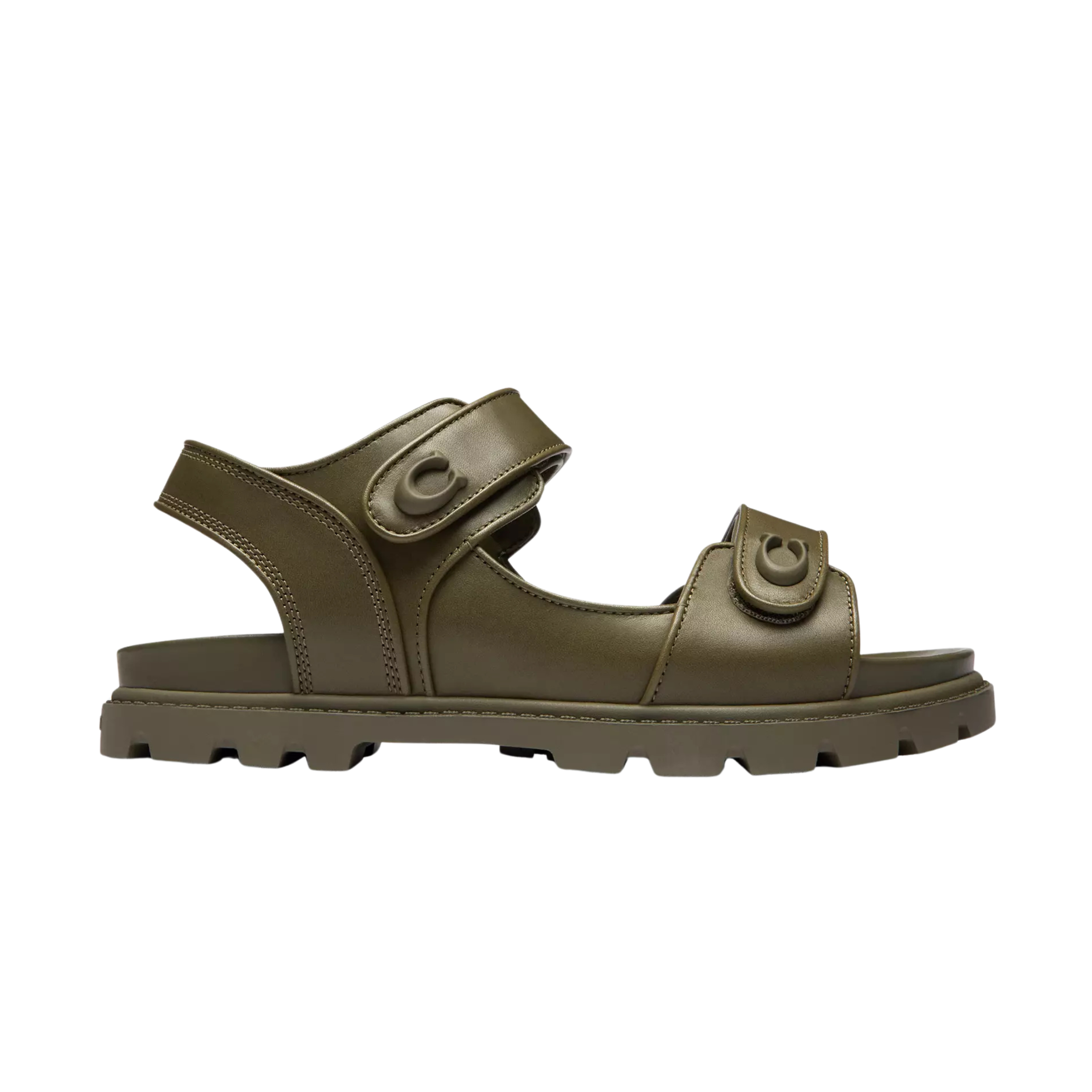 COACH Men's Platform Sandal - Army Green
