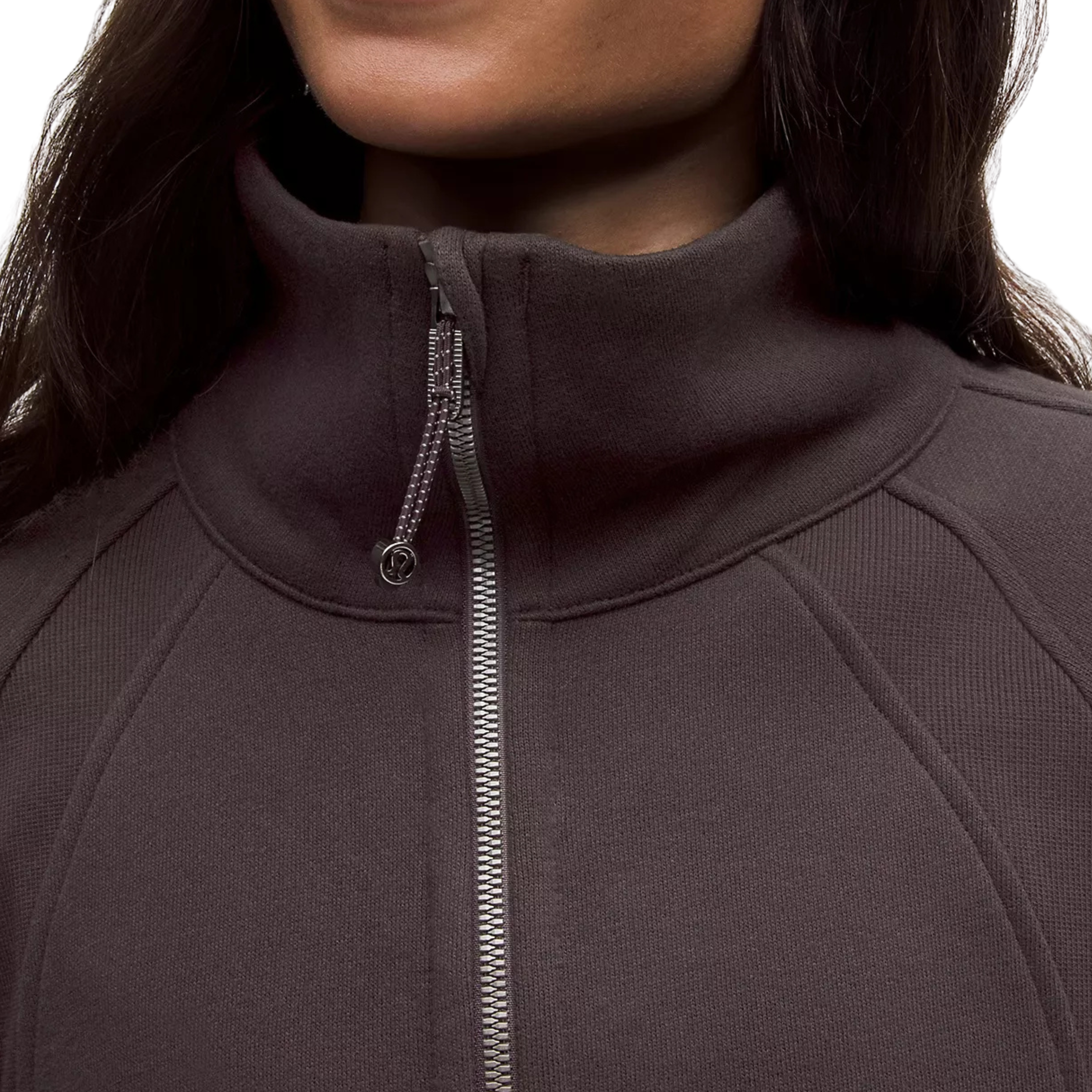 Lululemon Scuba Oversized Funnel-Neck Half Zip Long - Sequoia