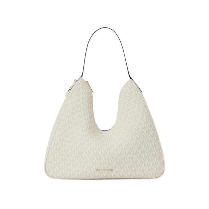 Michael Kors Women Nayla Medium Signature Logo Shoulder Bag - Lt Cream Multi