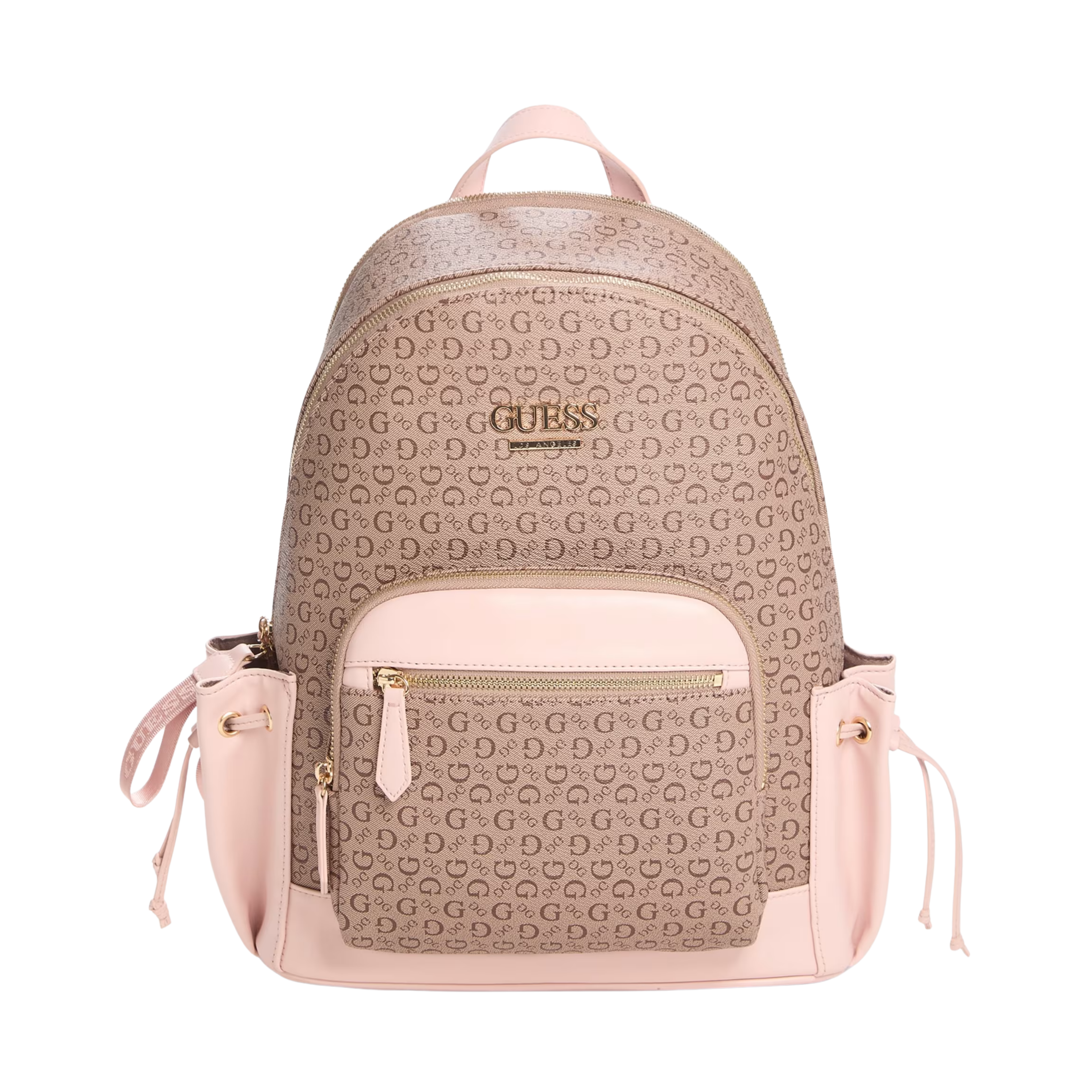GUESS Women Charli Embossed Logo Backpack - Brown