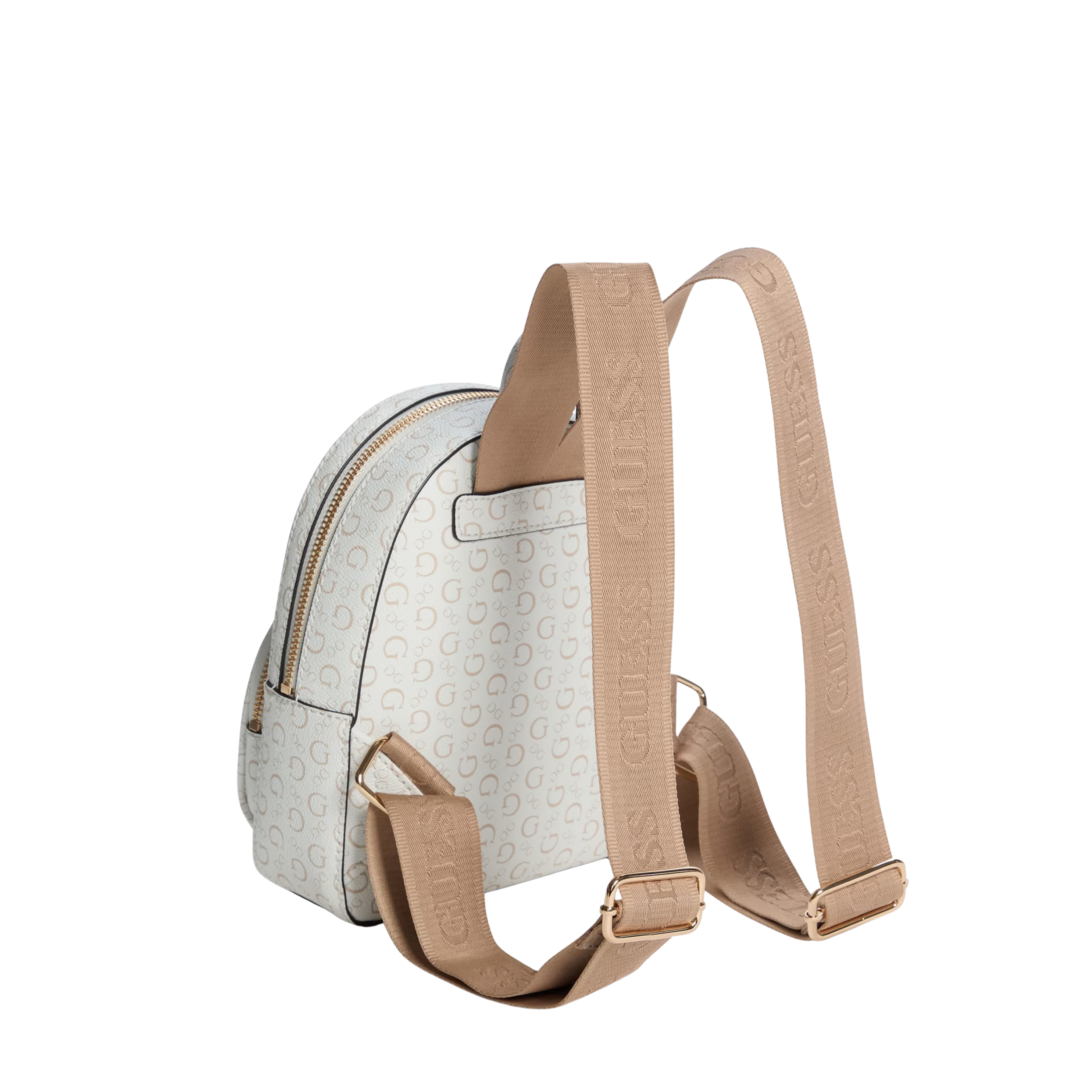GUESS Women Eldoria Logo Mini Backpack - White