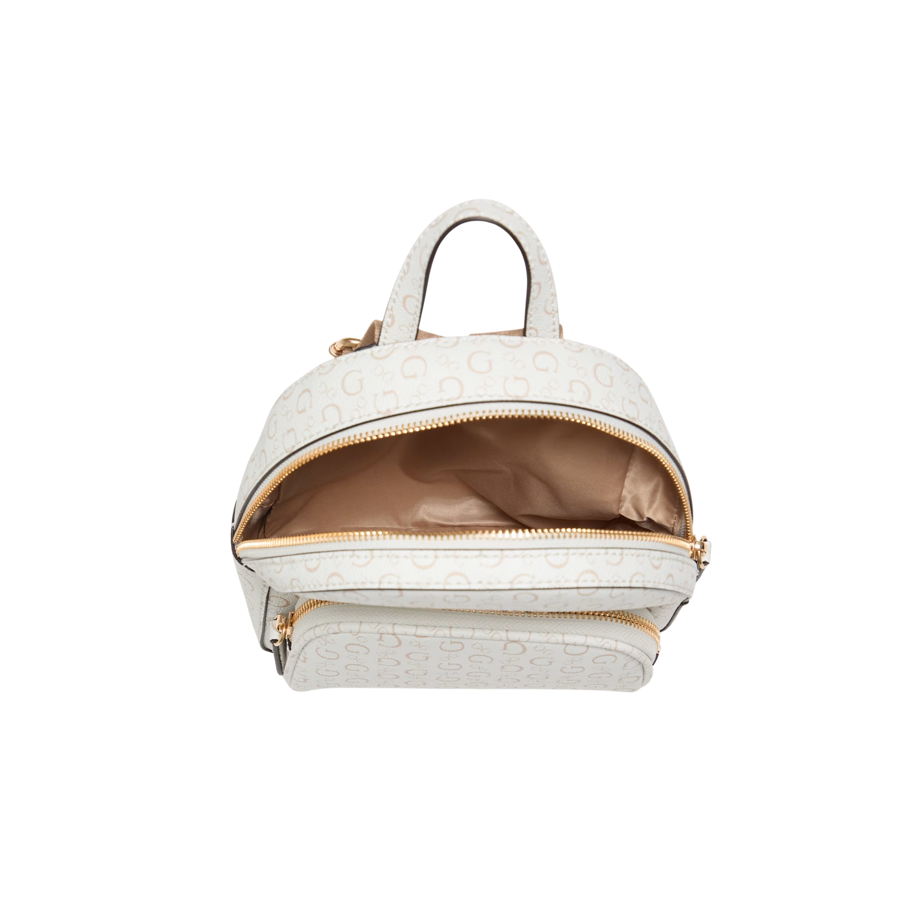 GUESS Women Eldoria Logo Mini Backpack - White