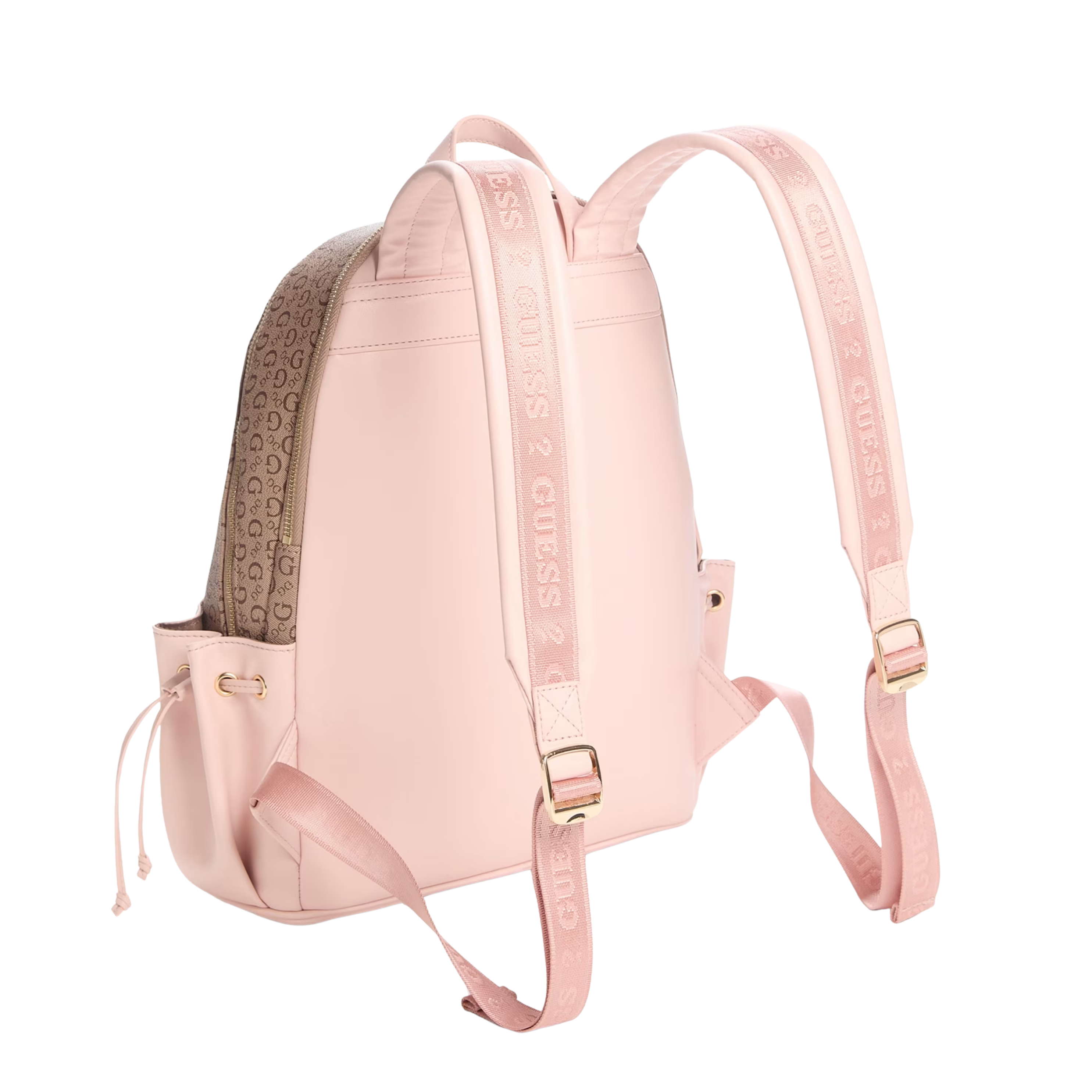 GUESS Women Charli Embossed Logo Backpack - Brown