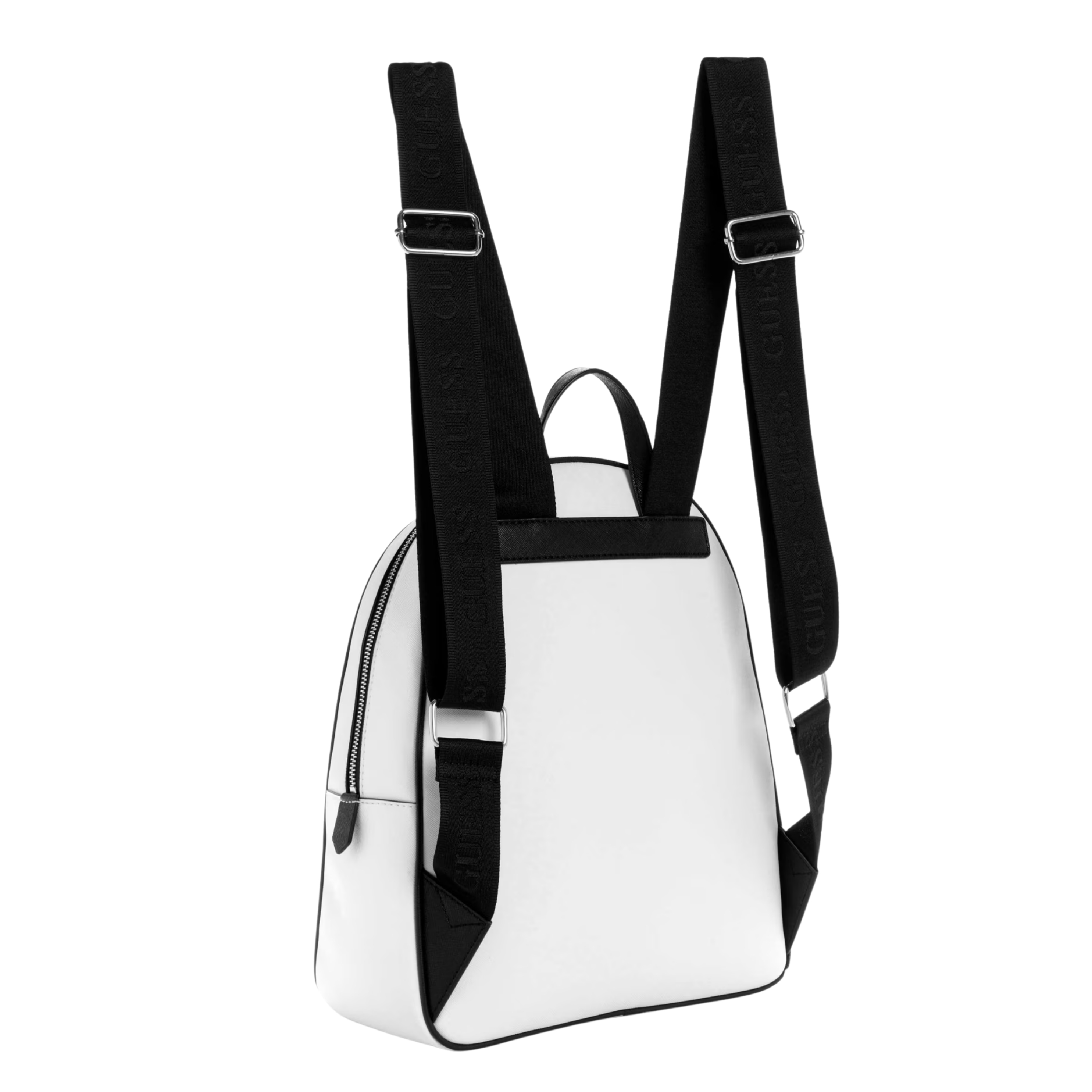 GUESS Women Veeda Logo Backpack - White