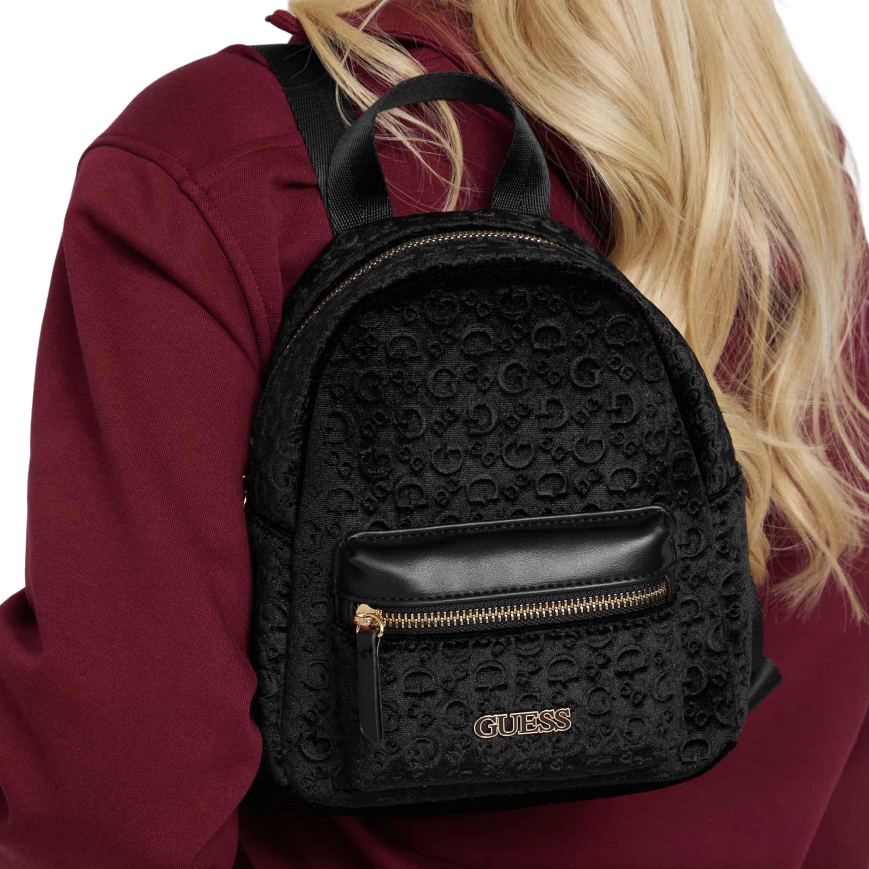 GUESS Women Alex Mini Backpack - Black