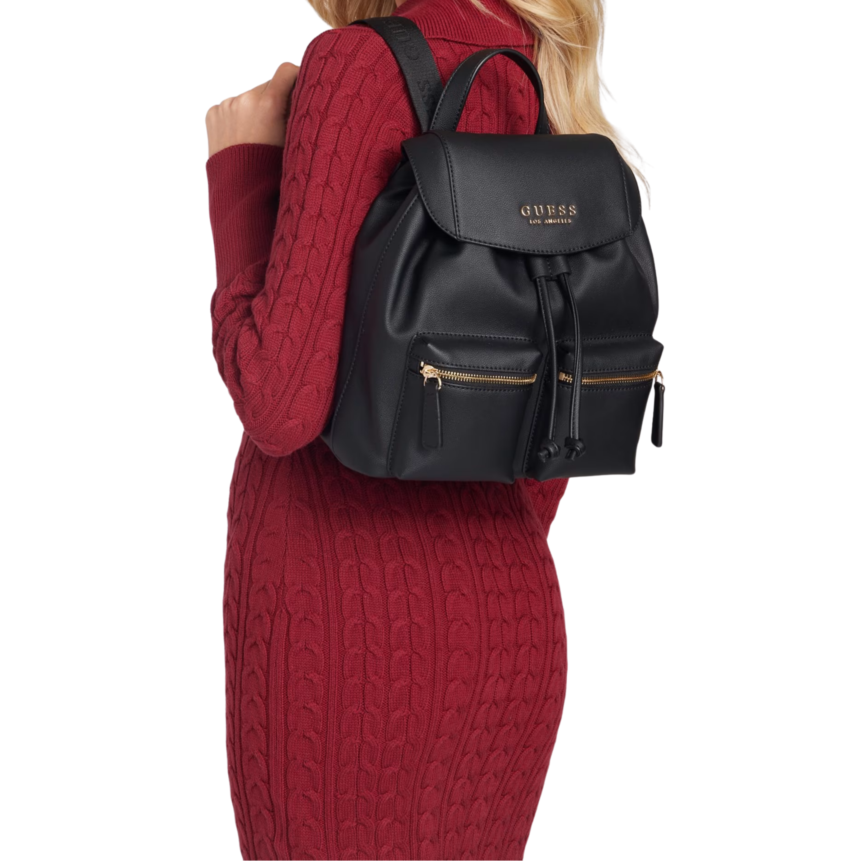 GUESS Women Speranza Backpack - Black