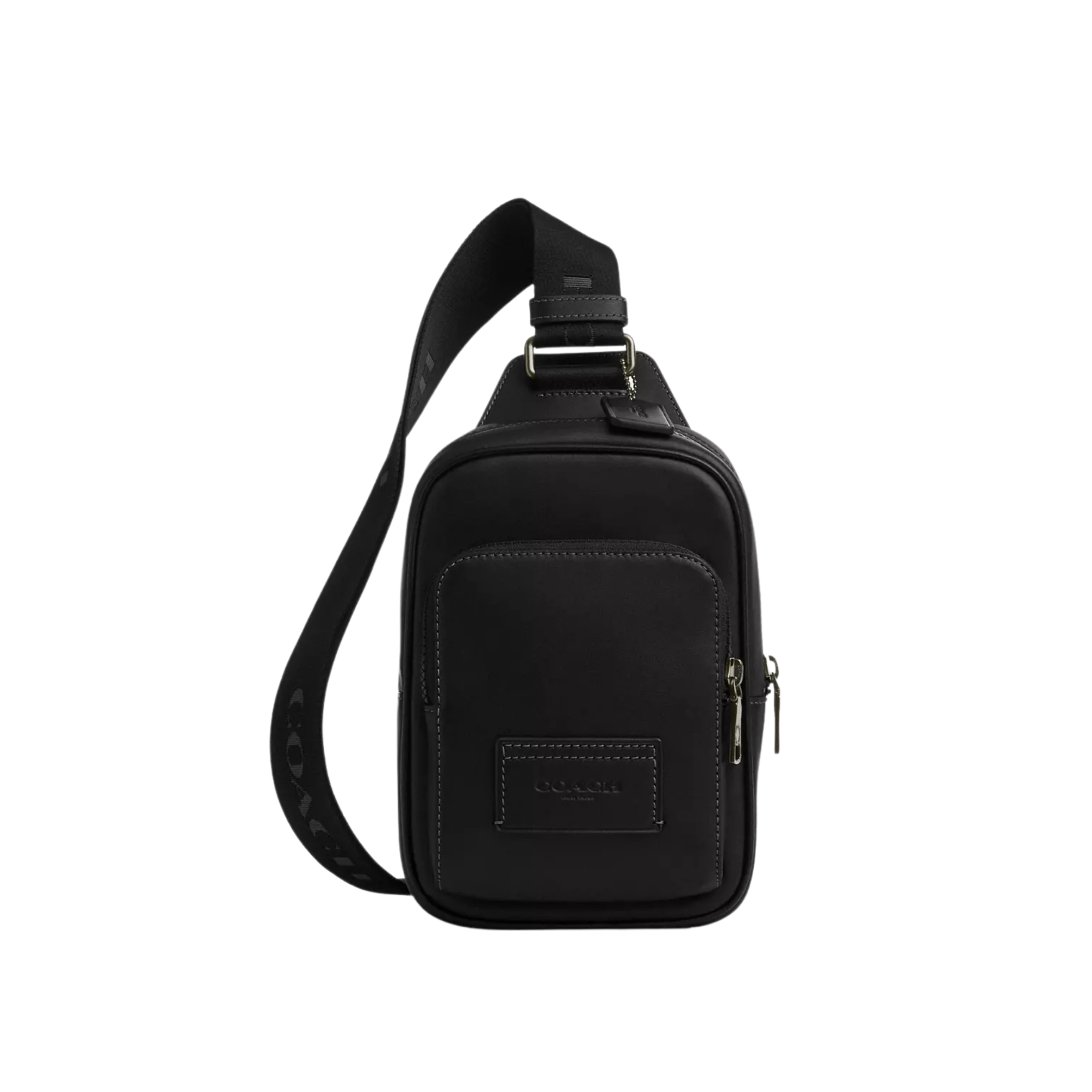 COACH Men Racer Sling Pack - Gunmetal Black