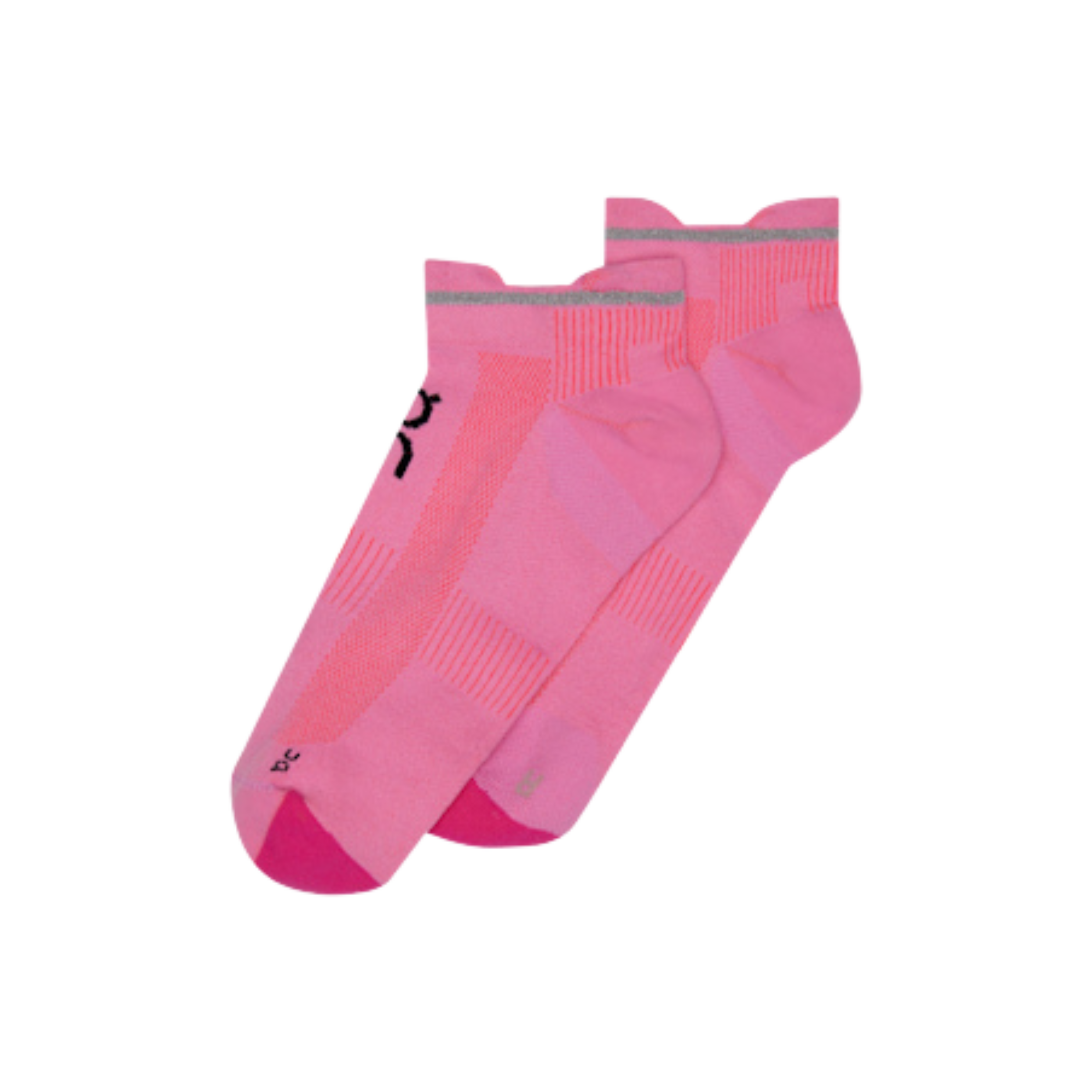On Elite Run Sock Low - Raspberry Pink