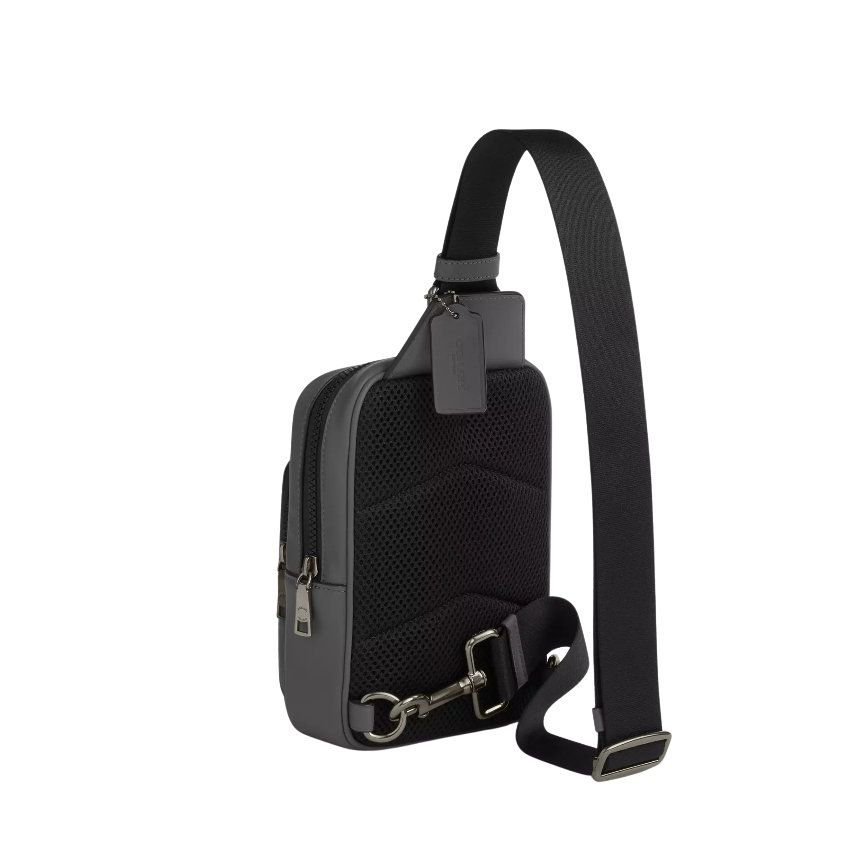 COACH Men Racer Sling Pack - Gunmetal Gray