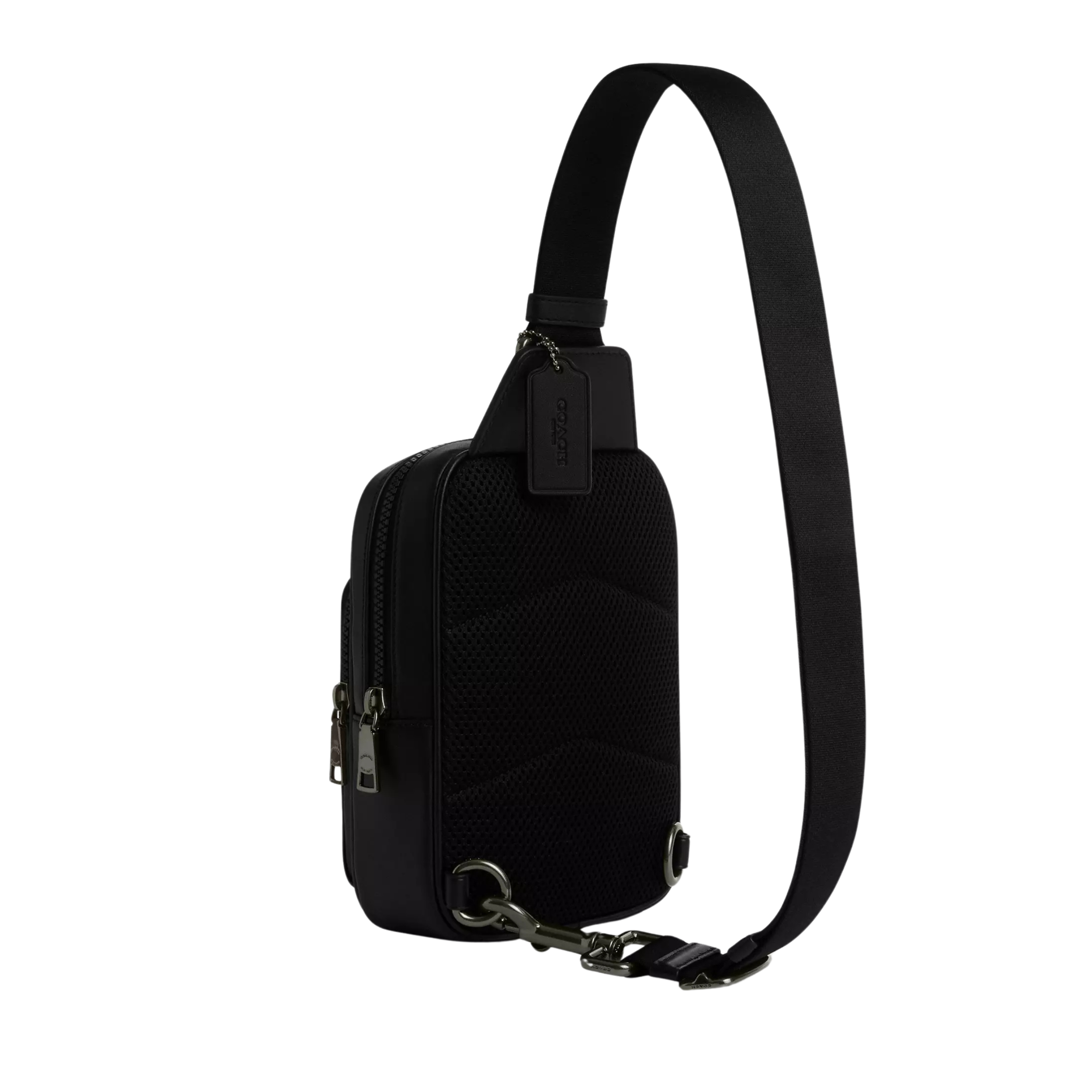 COACH Men Racer Sling Pack - Gunmetal Brown