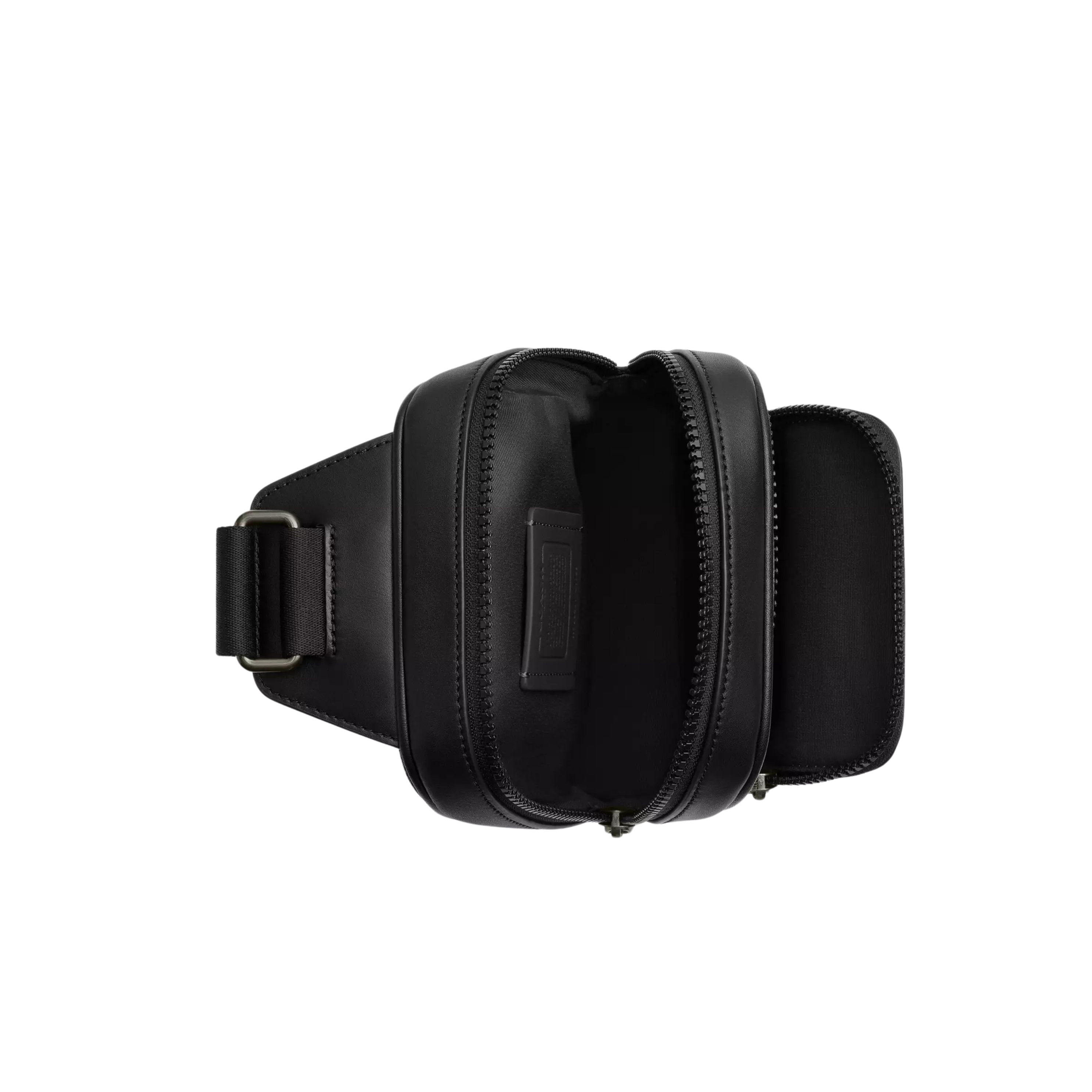 COACH Men Racer Sling Pack - Gunmetal Charcoal Black