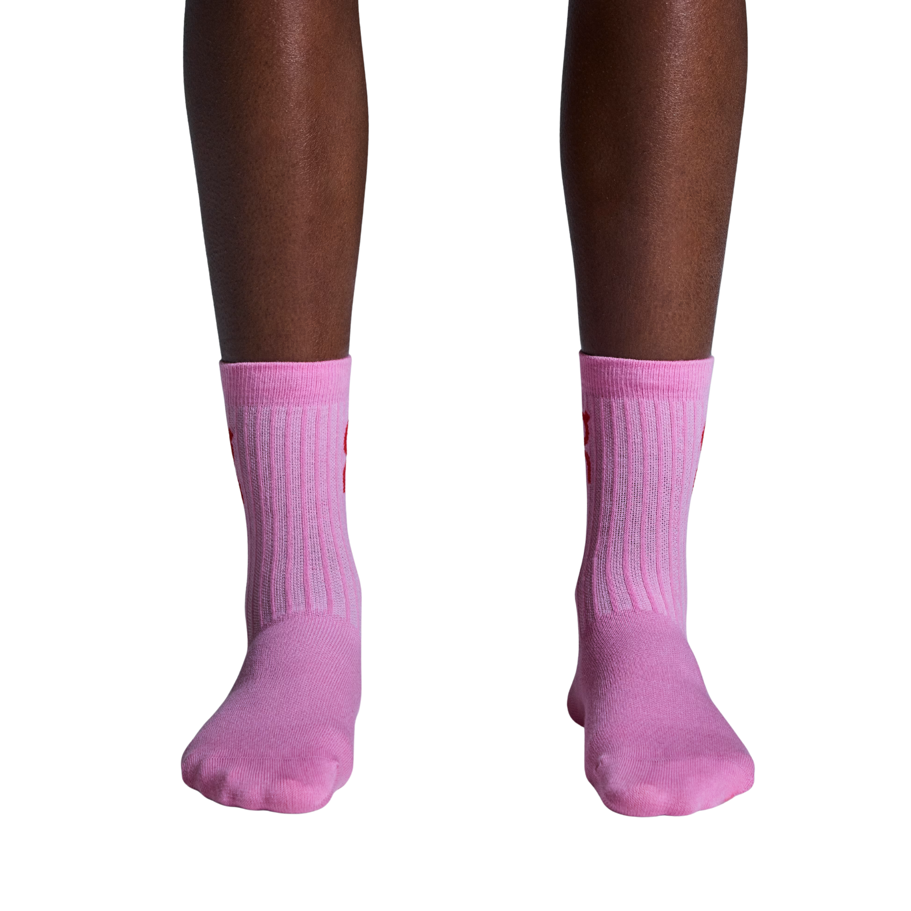 On Logo Sock High 3P - Mauve Raspberry