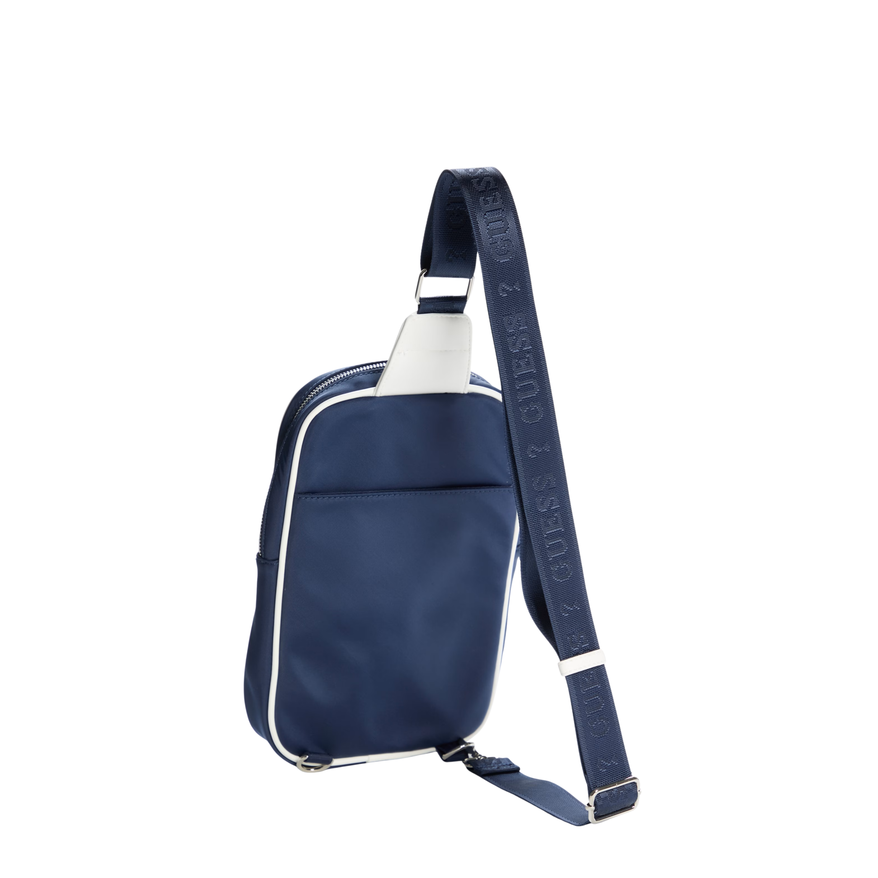 Guess Men Striped Sling Bag - Blue