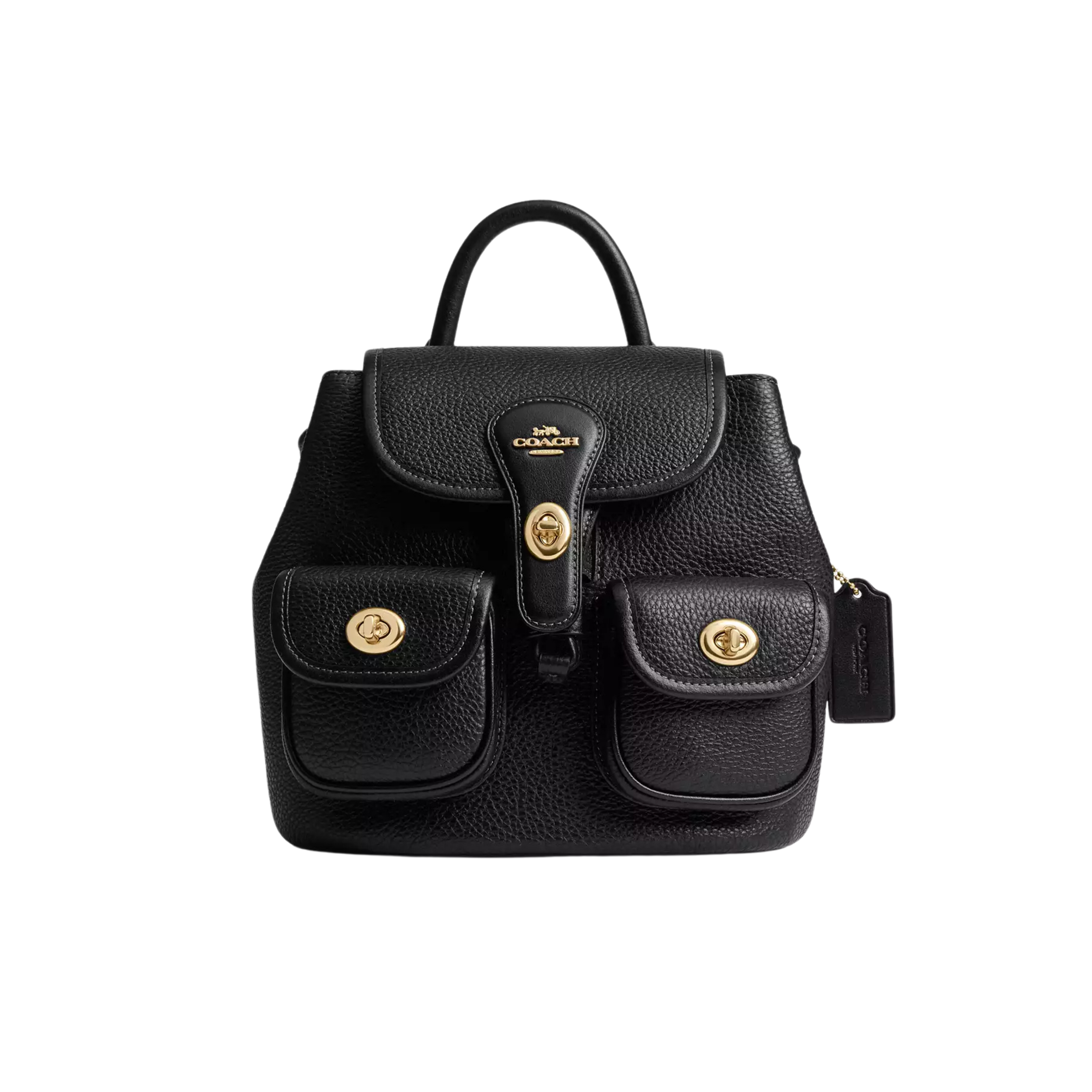 COACH Women Hadley Backpack - Gold Black