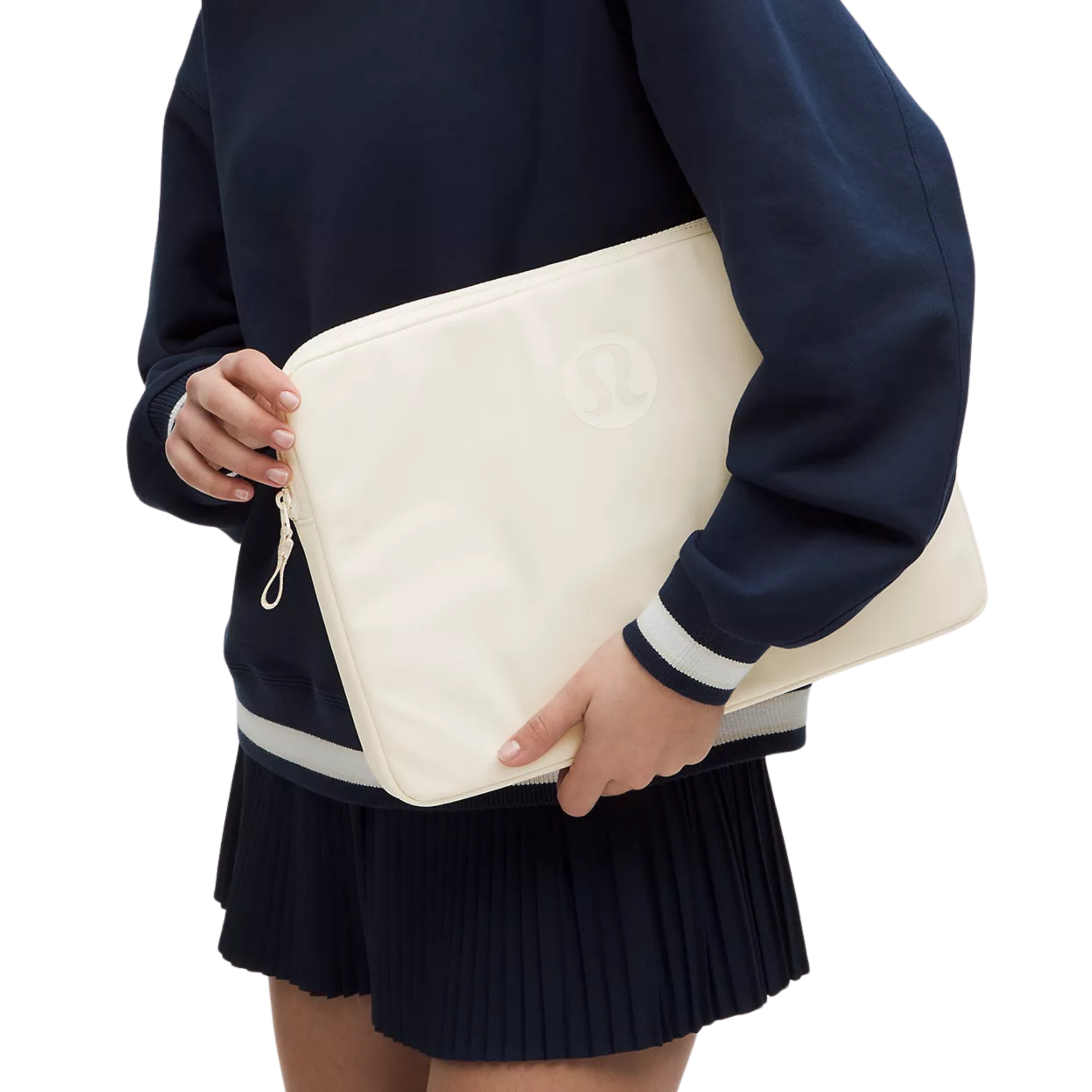 Lululemon New Crew Laptop Sleeve - Light Ivory