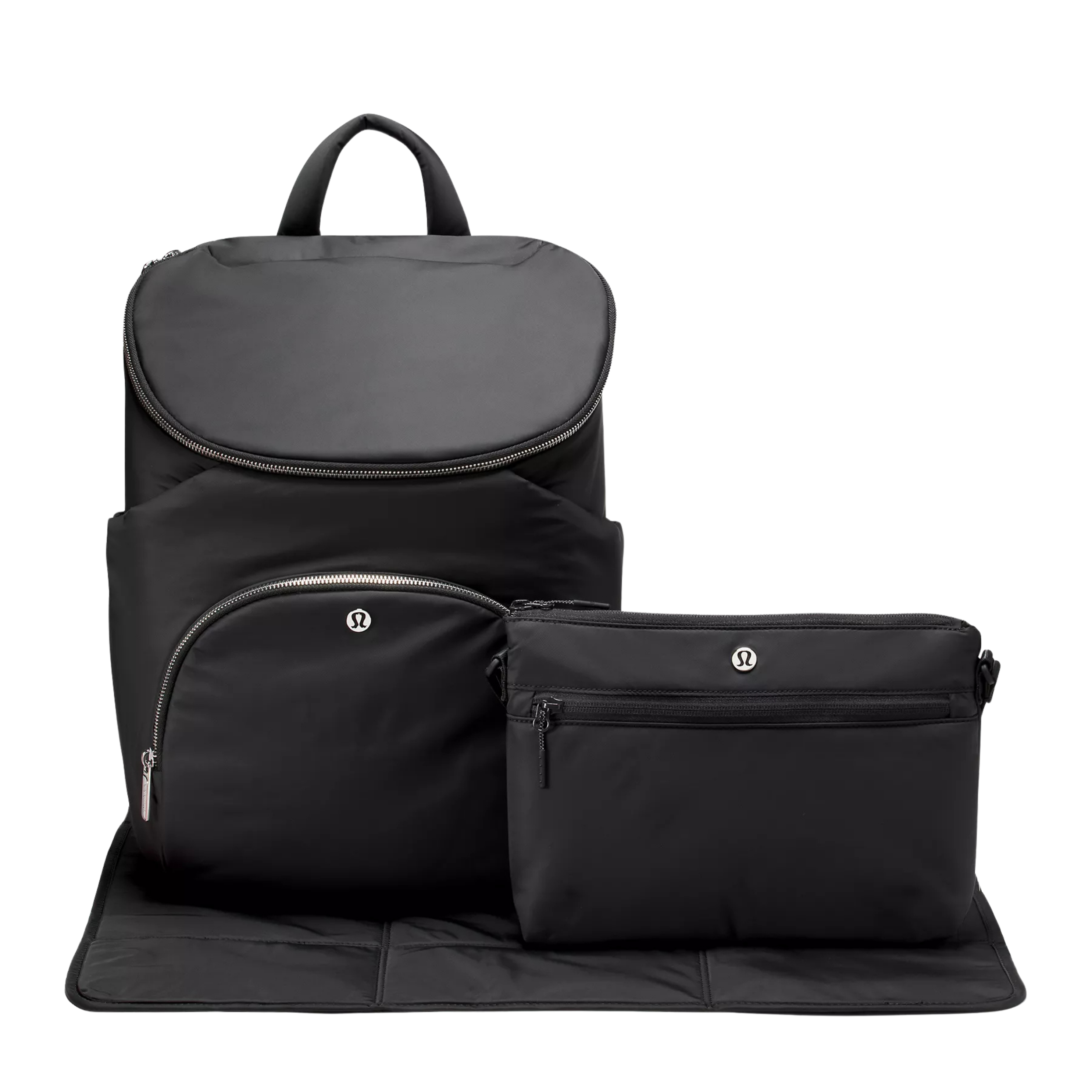 Lululemon New Parent Backpack - Black Graphite Grey