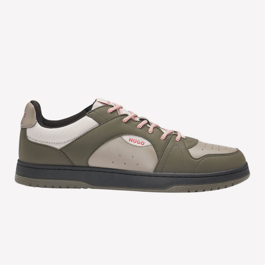 Hugo Boss Men Mixed  Ripstop Suede Trainers - Light Brown