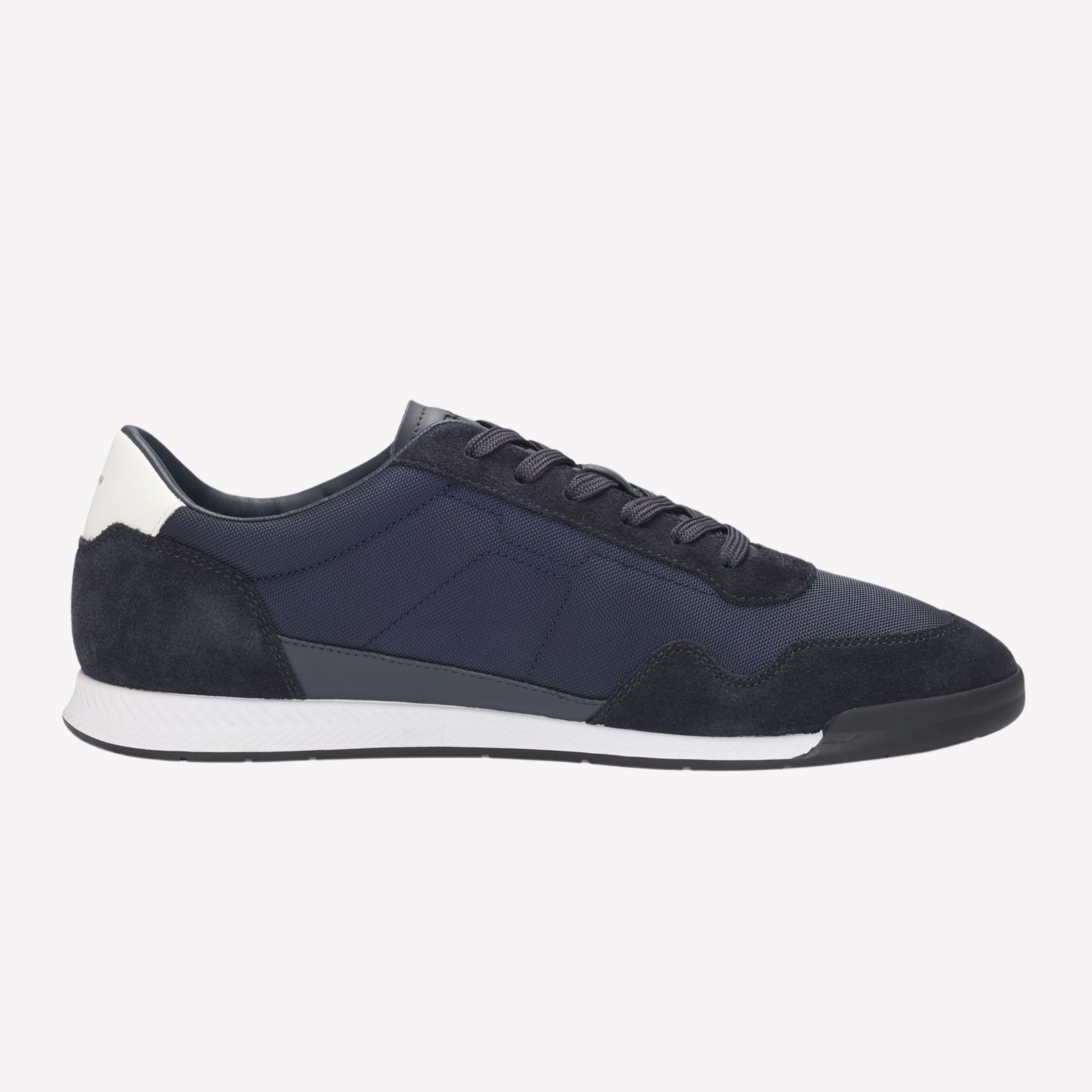 Hugo Boss Men Mixed Material Trainers - Dark Blue