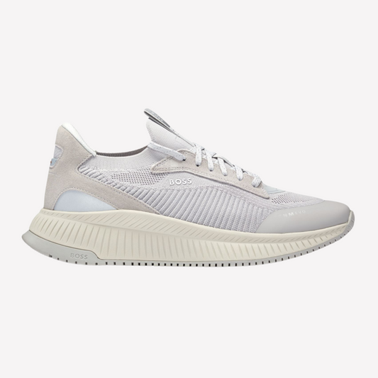 Hugo Boss Men Ttnm Evo Trainers - Light Grey