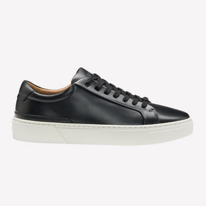 Hugo Boss Men Gary Leather Low-Top Trainers - Black