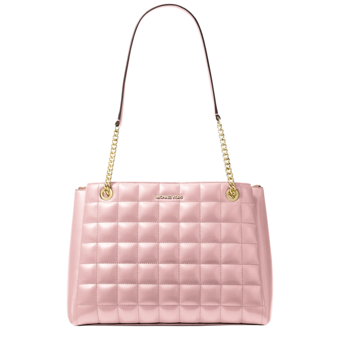 Michael Kors Women Soho Medium Quilted Tote Bag - Powder Blush