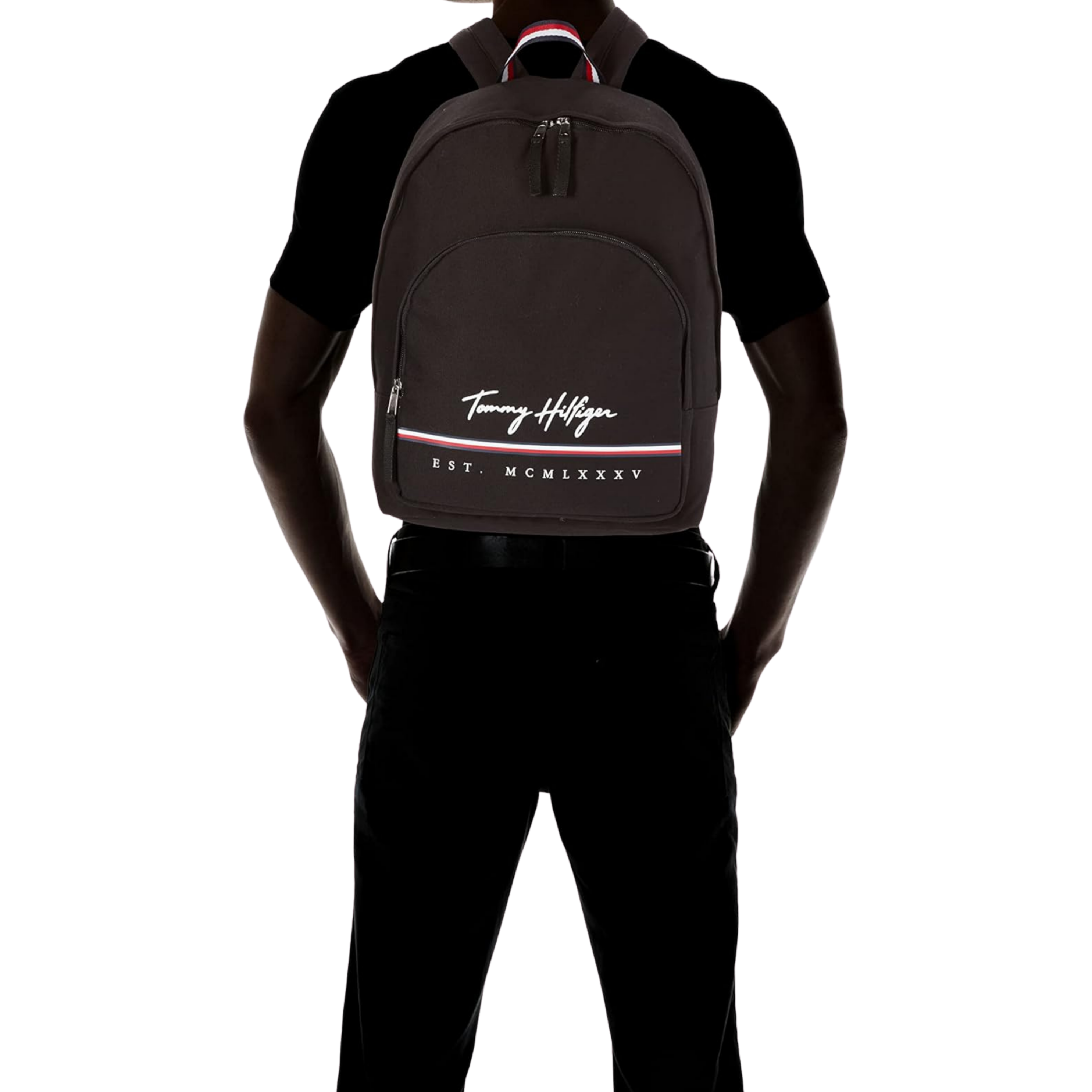 Tommy Hilfiger Men York Backpack - Th Deep Black