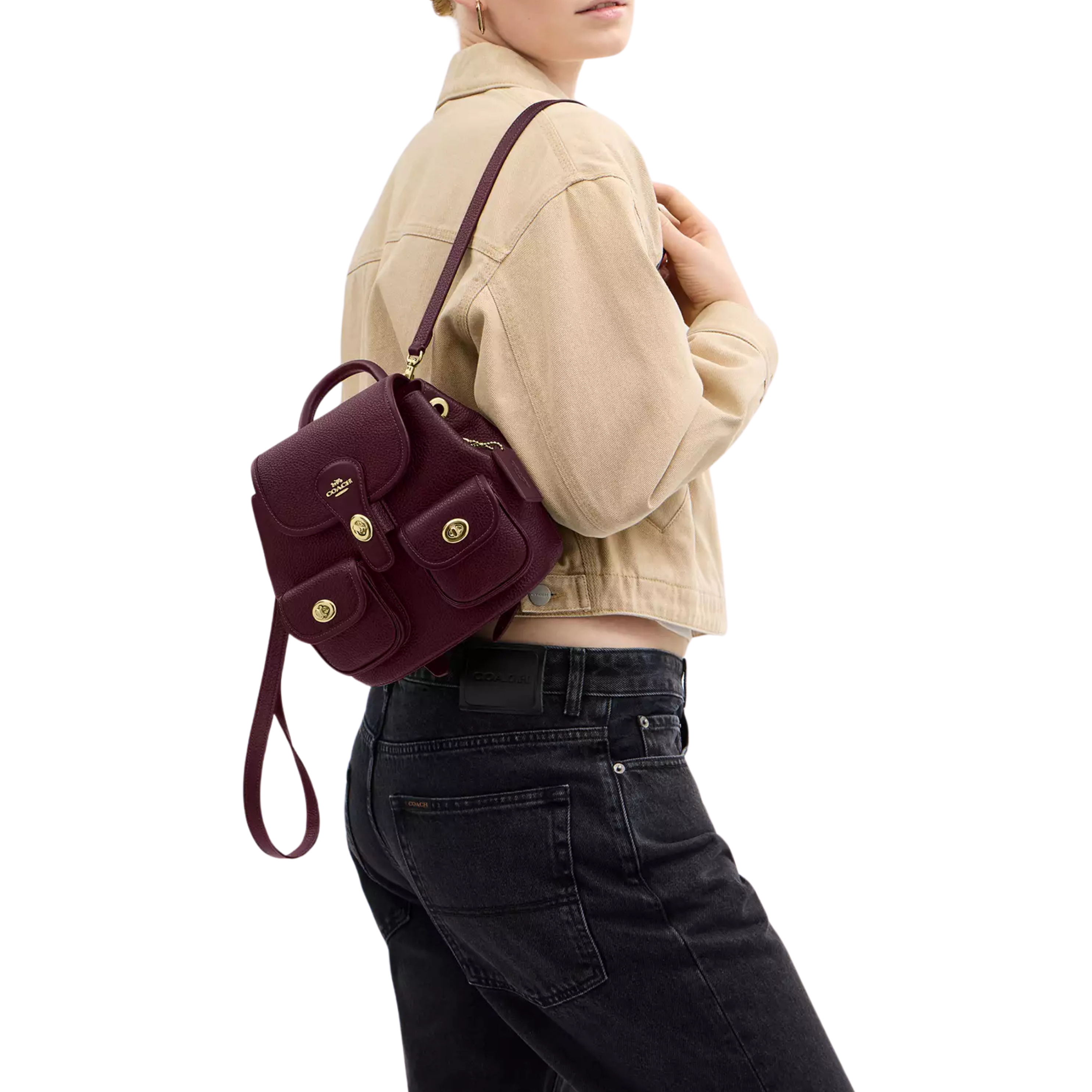 COACH Women Hadley Backpack - Gold