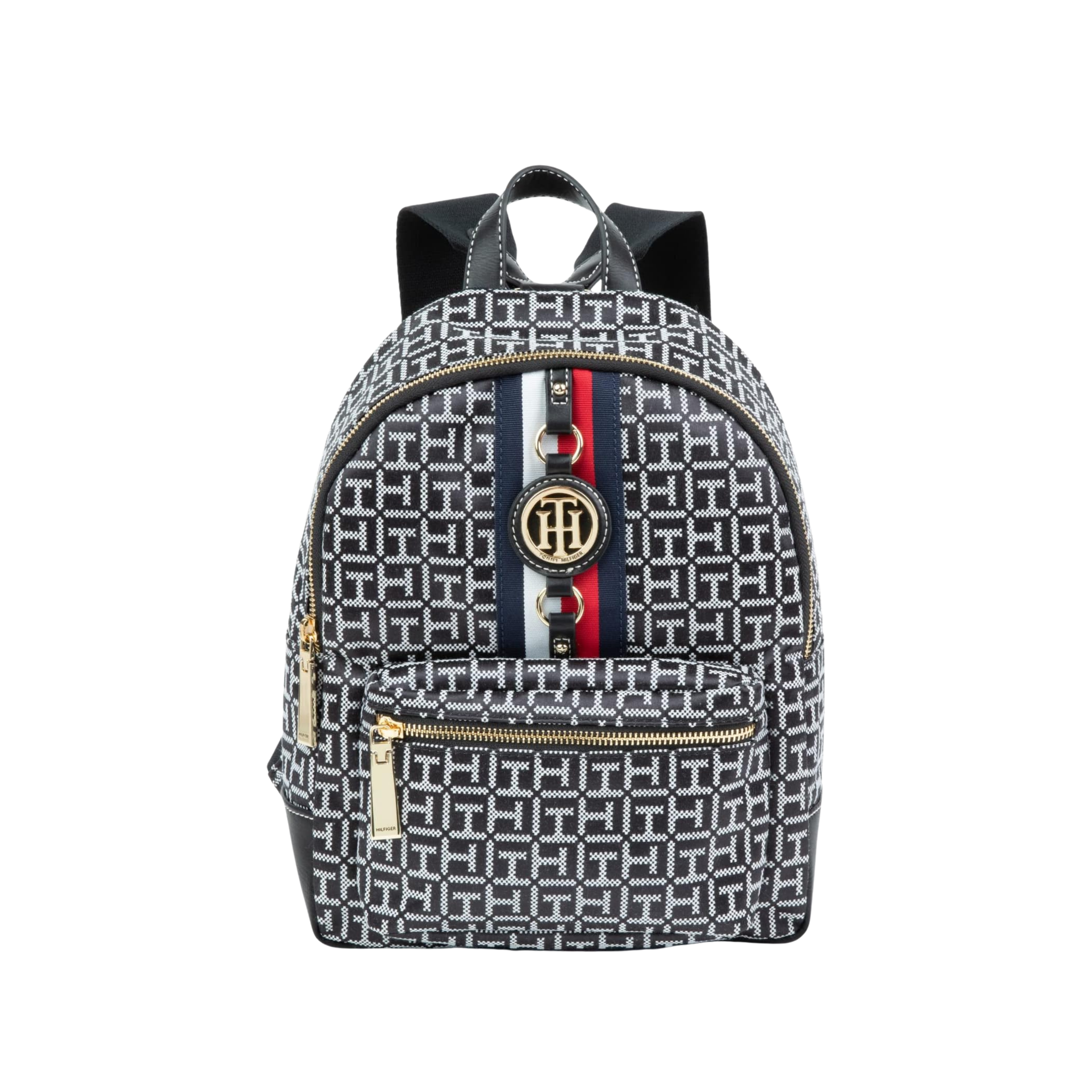Tommy Hilfiger Women Jaden Plus Mini Backpack - Black White