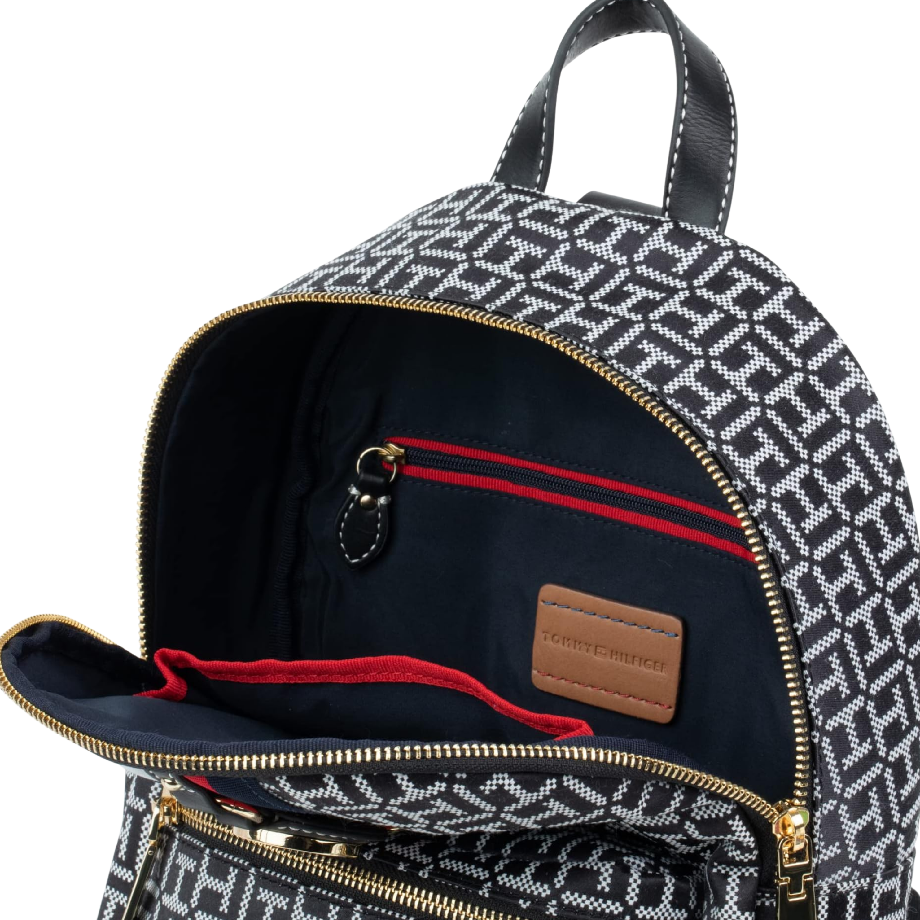 Tommy Hilfiger Women Jaden Plus Mini Backpack - Black White