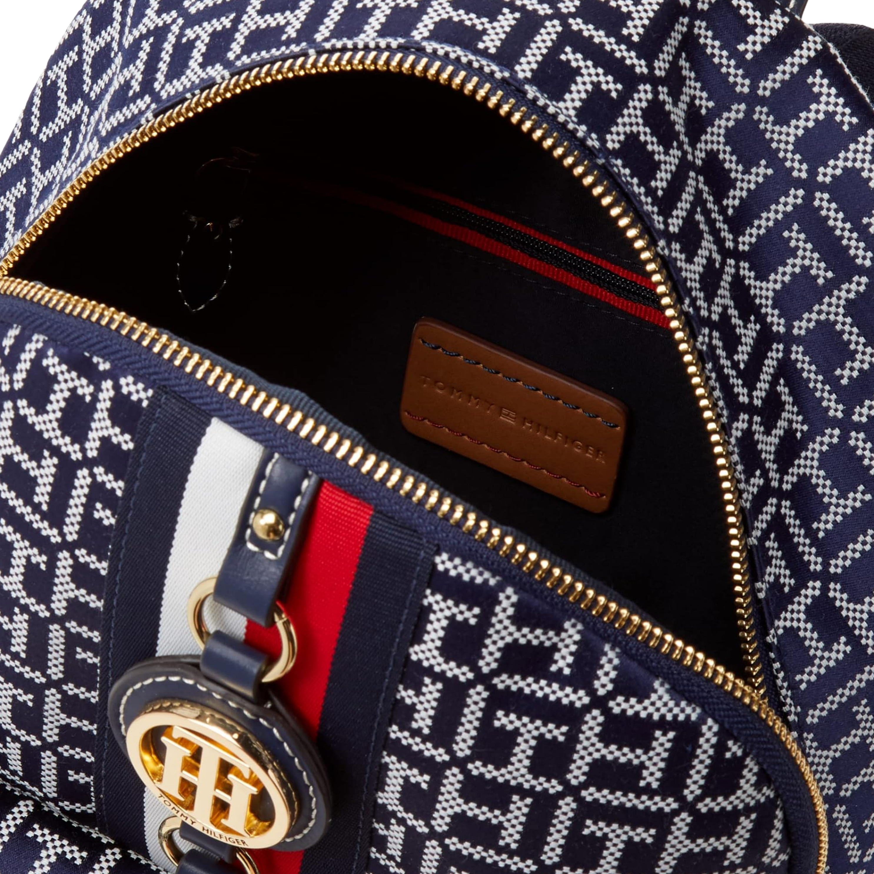 Tommy Hilfiger Women Jaden Plus Mini Backpack - Navy White