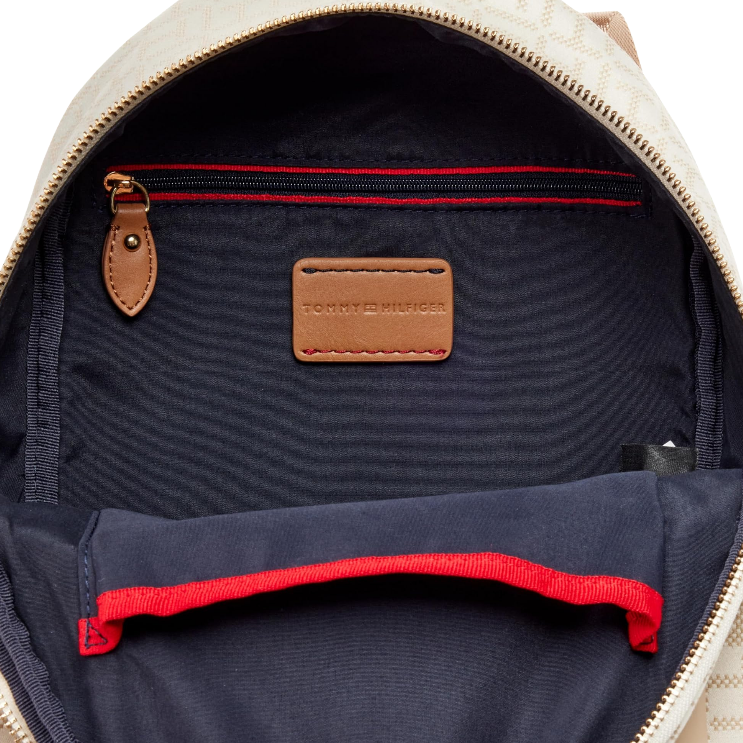 Tommy Hilfiger Women Jaden Plus Mini Backpack - Ivory Clayed Pebble